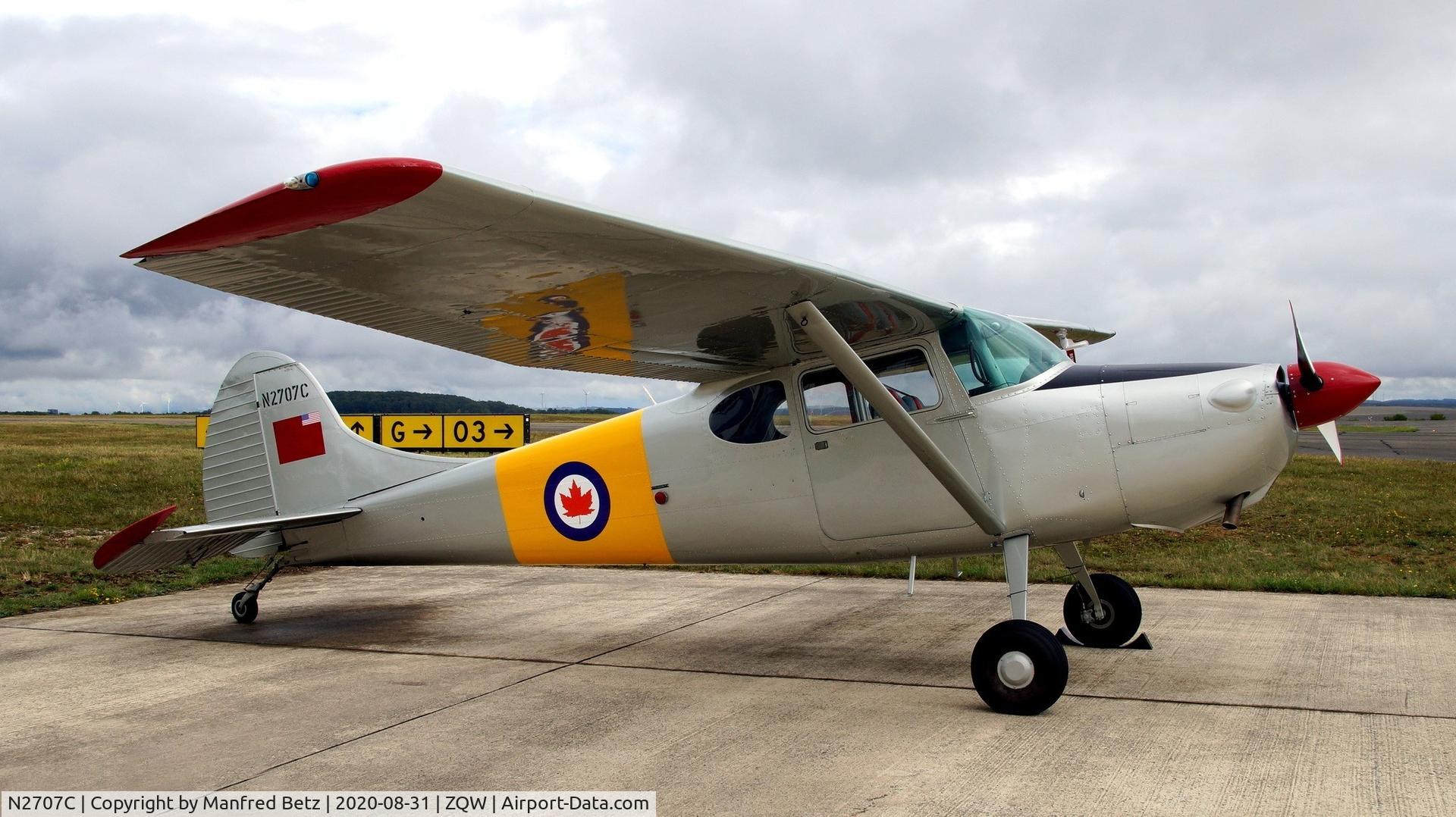 N2707C, 1955 Cessna 170B C/N 26251, Visitor