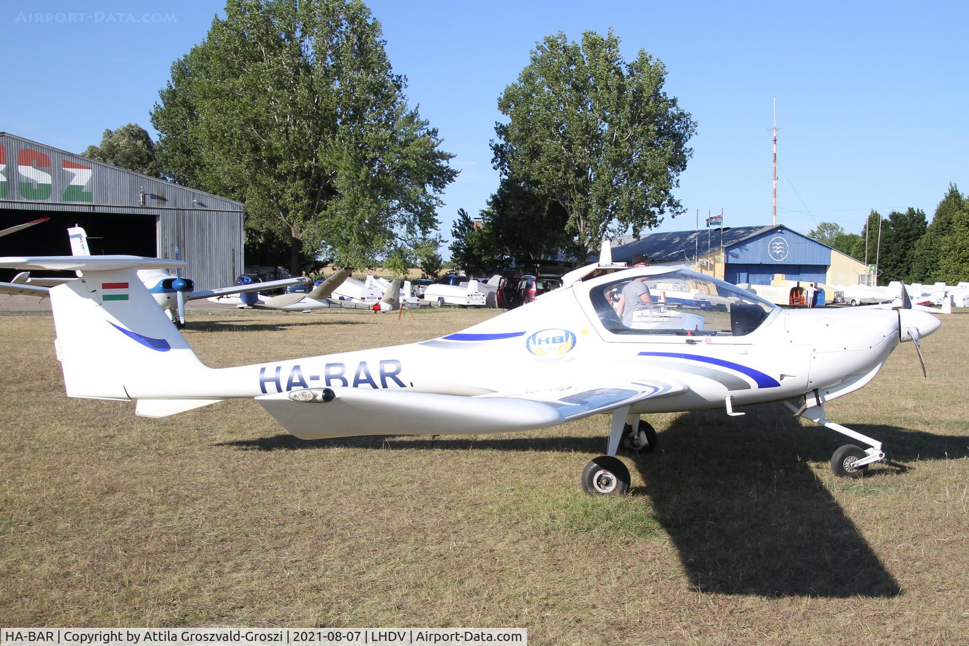 HA-BAR, 1994 Diamond DA-20A-1 Katana C/N 10005, LHDV - Dunaújváros-Kisapostag Airport, Hungary
