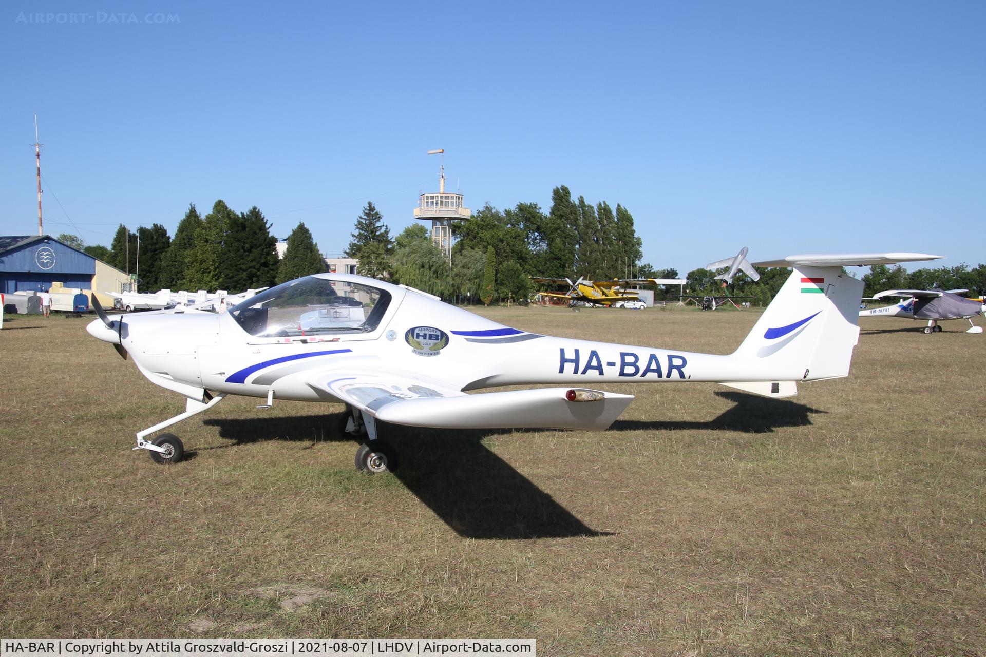 HA-BAR, 1994 Diamond DA-20A-1 Katana C/N 10005, LHDV - Dunaújváros-Kisapostag Airport, Hungary
