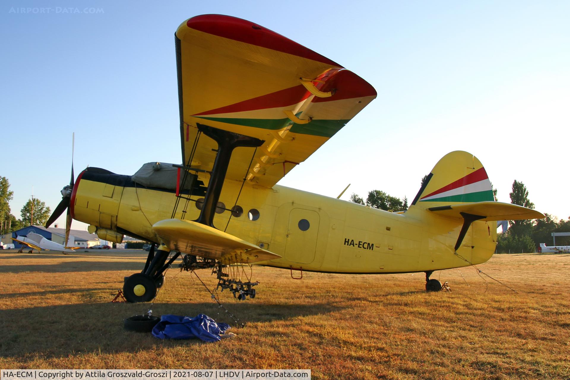HA-ECM, PZL-Mielec Antonov An-2R Colt C/N 1G201-10, LHDV - Dunaújváros-Kisapostag Airport, Hungary