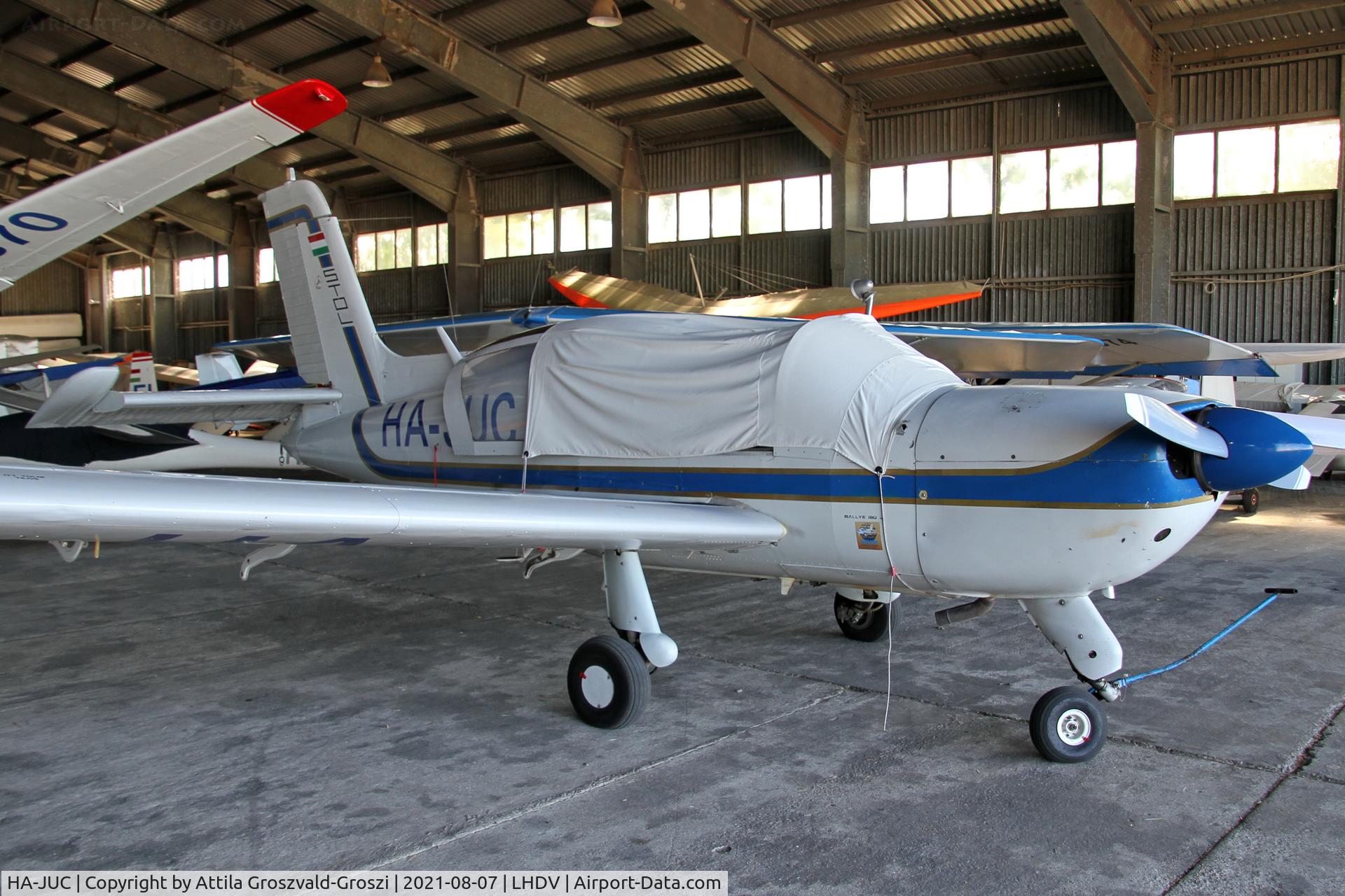 HA-JUC, 1978 Socata MS-893E-D Rallye 180GT Gaillard C/N 13181, LHDV - Dunaújváros-Kisapostag Airport, Hungary