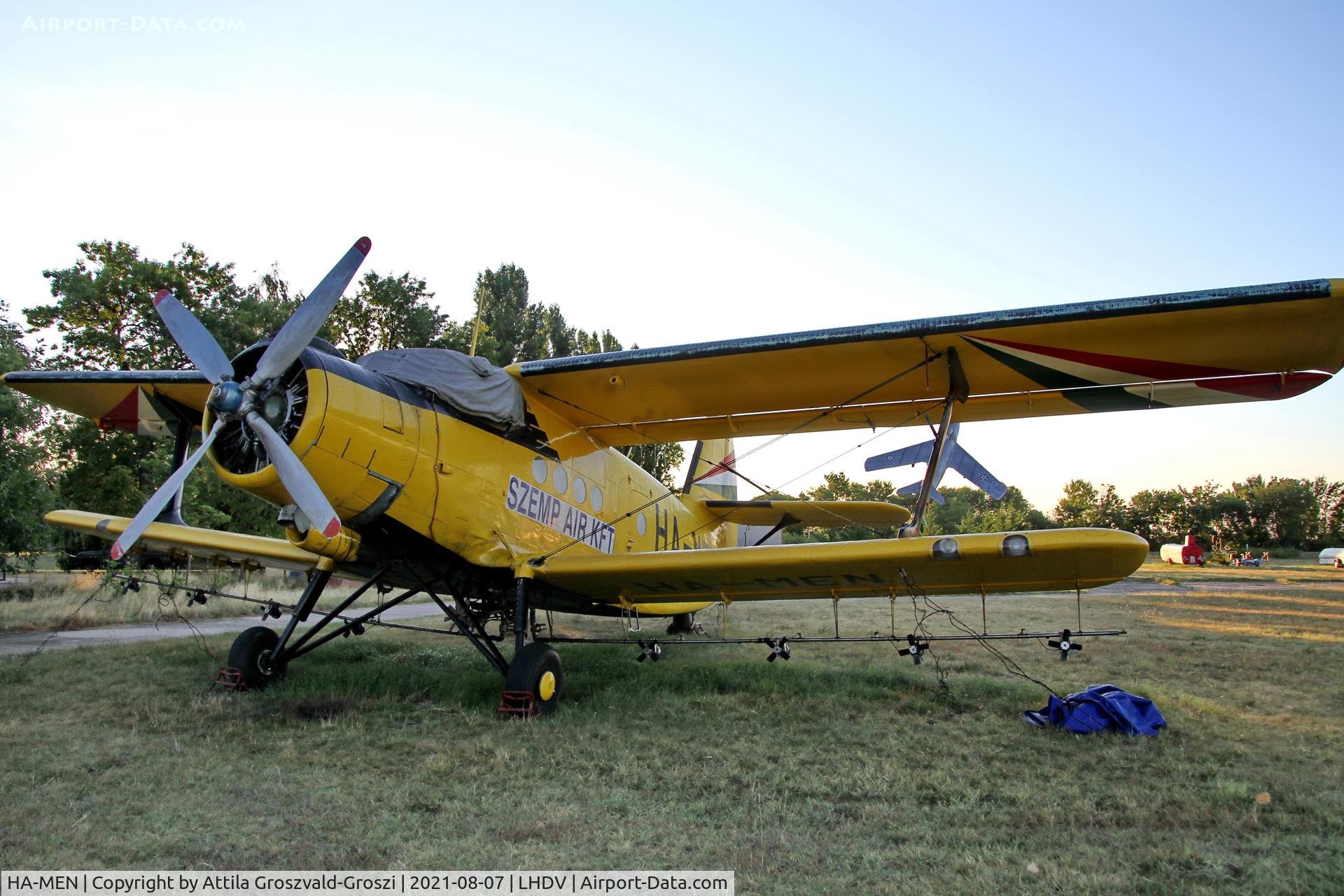 HA-MEN, 1980 PZL-Mielec An-2R C/N 1G190-23, LHDV - Dunaújváros-Kisapostag Airport, Hungary