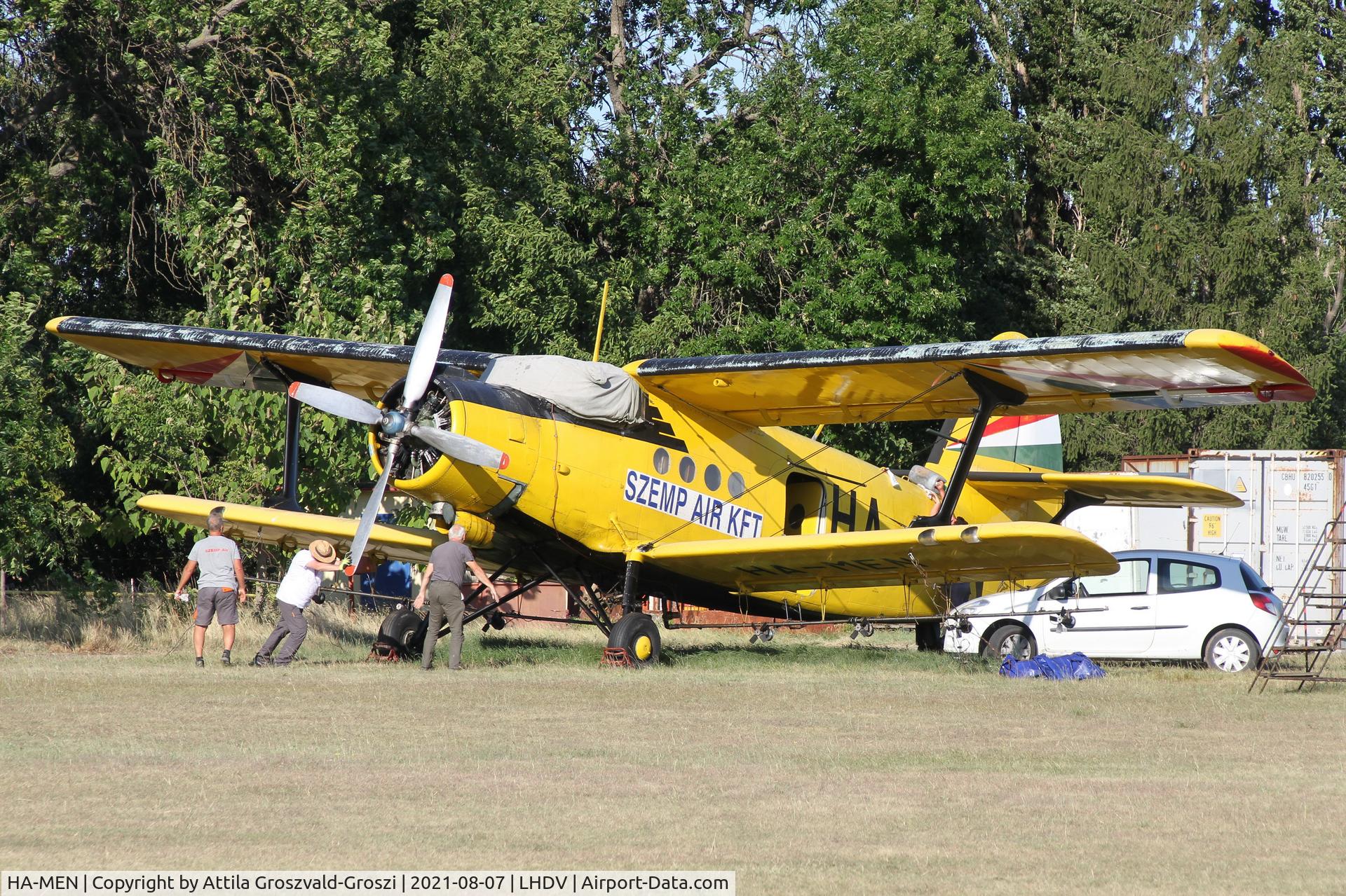 HA-MEN, 1980 PZL-Mielec An-2R C/N 1G190-23, LHDV - Dunaújváros-Kisapostag Airport, Hungary