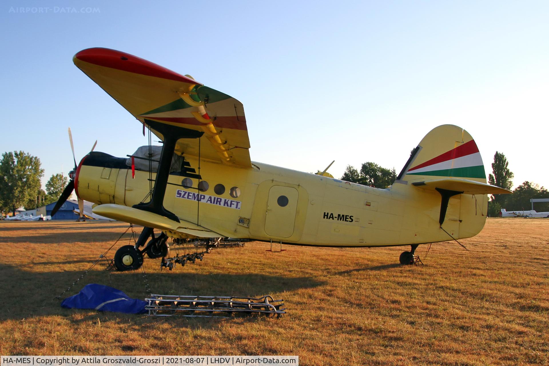 HA-MES, 1981 PZL-Mielec AN-2R C/N 1G194-28, LHDV - Dunaújváros-Kisapostag Airport, Hungary