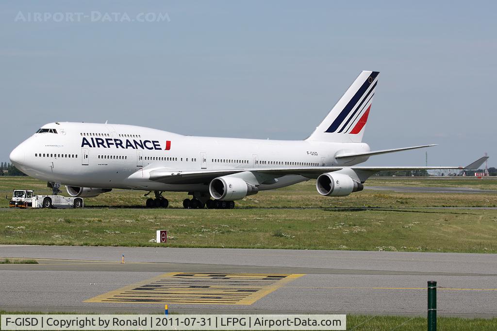 F-GISD, 1992 Boeing 747-428M C/N 25628, at cdg