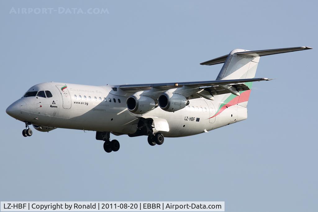 LZ-HBF, 1990 British Aerospace BAe.146-200 C/N E3159, at bru