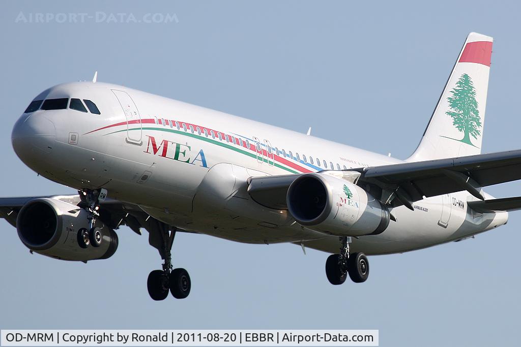 OD-MRM, 2011 Airbus A320-232 C/N 4632, at bru