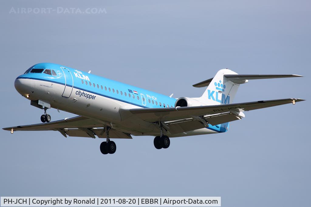 PH-JCH, 1994 Fokker 70 (F-28-0070) C/N 11528, at bru