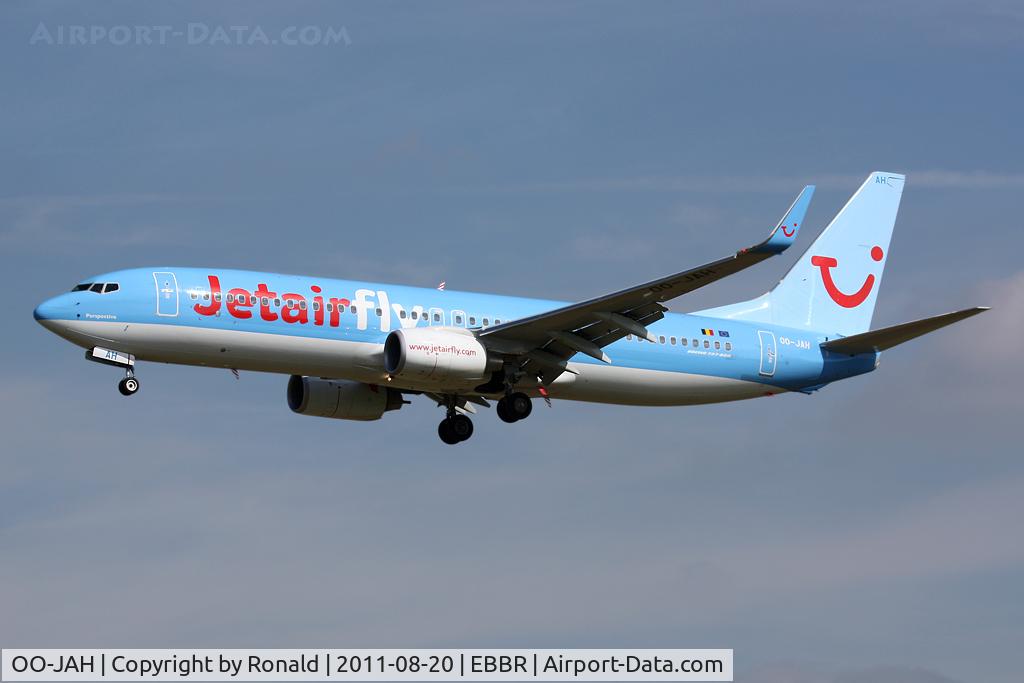 OO-JAH, 2011 Boeing 737-8K5 C/N 37260, at bru