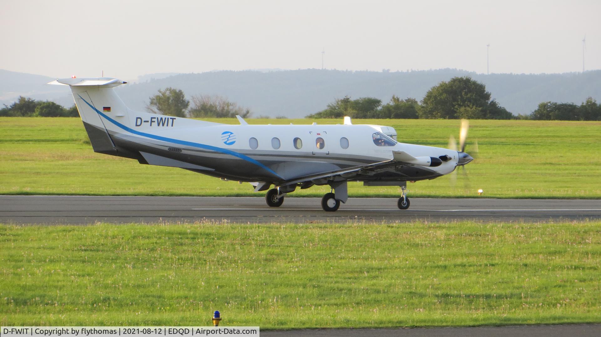D-FWIT, 2009 Pilatus PC-12/47E C/N 1133, D-FWIT Bayreuth Airport