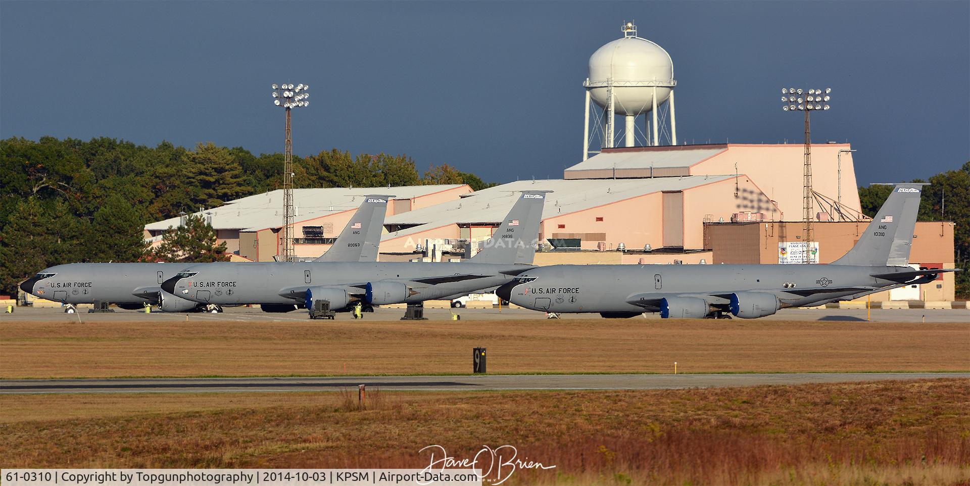 61-0310, 1961 Boeing KC-135R Stratotanker C/N 18217, 157th ARW NH ANG