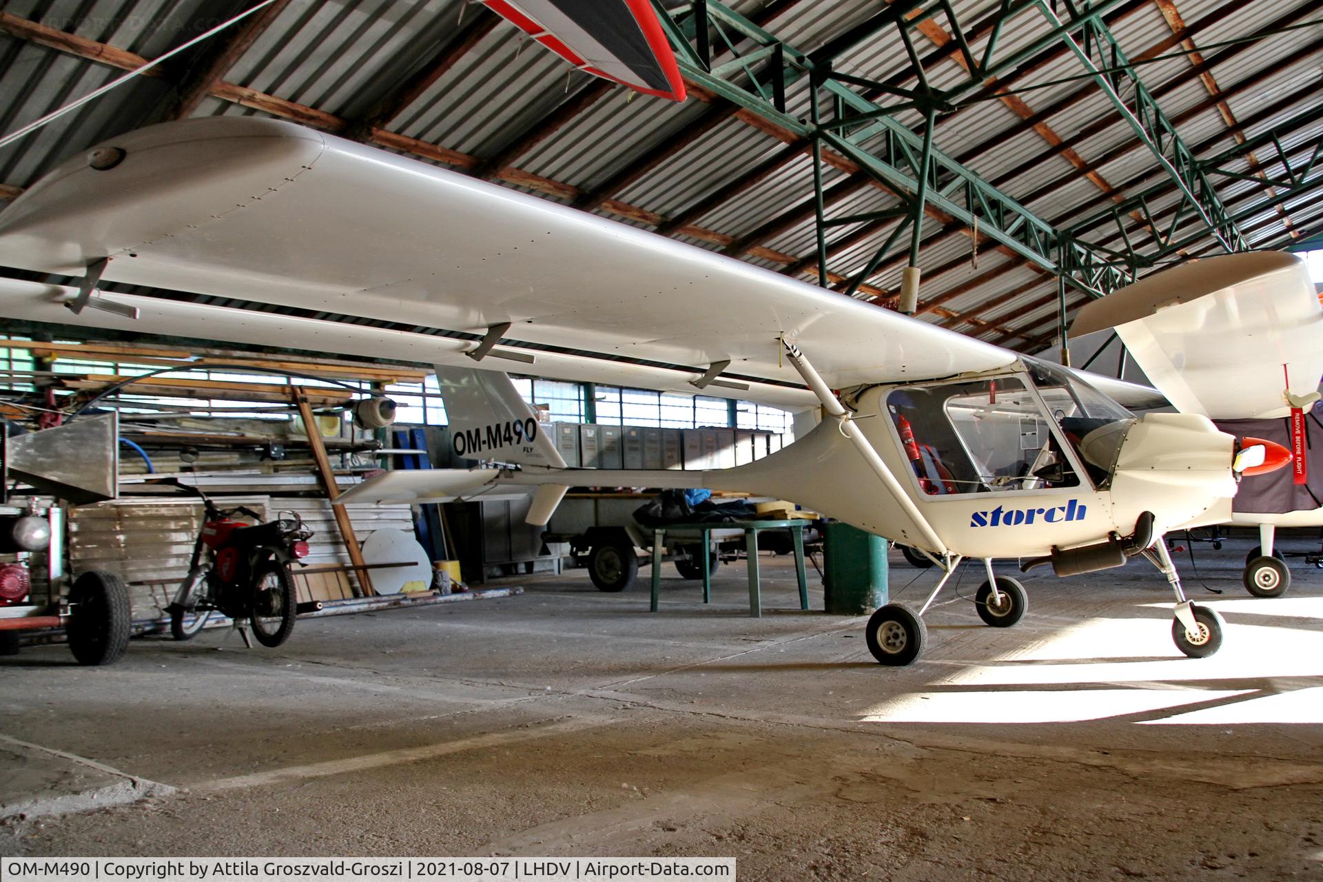 OM-M490, 1995 Fly Synthesis Storch C/N 052, LHDV - Dunaújváros-Kisapostag Airport, Hungary