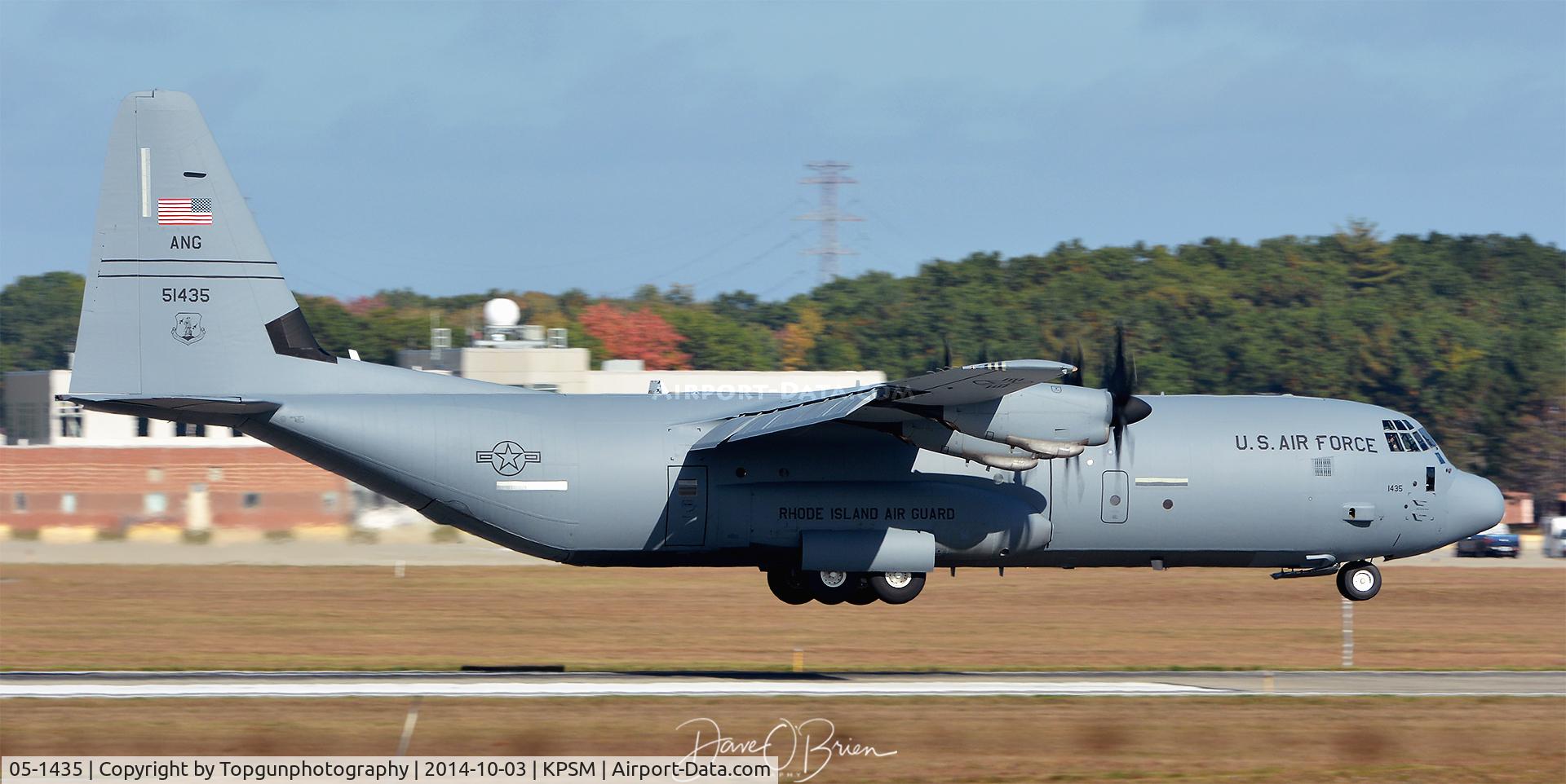 05-1435, 2005 Lockheed Martin C-130J-30 Super Hercules C/N 382-5572, RHODY31 working RW16