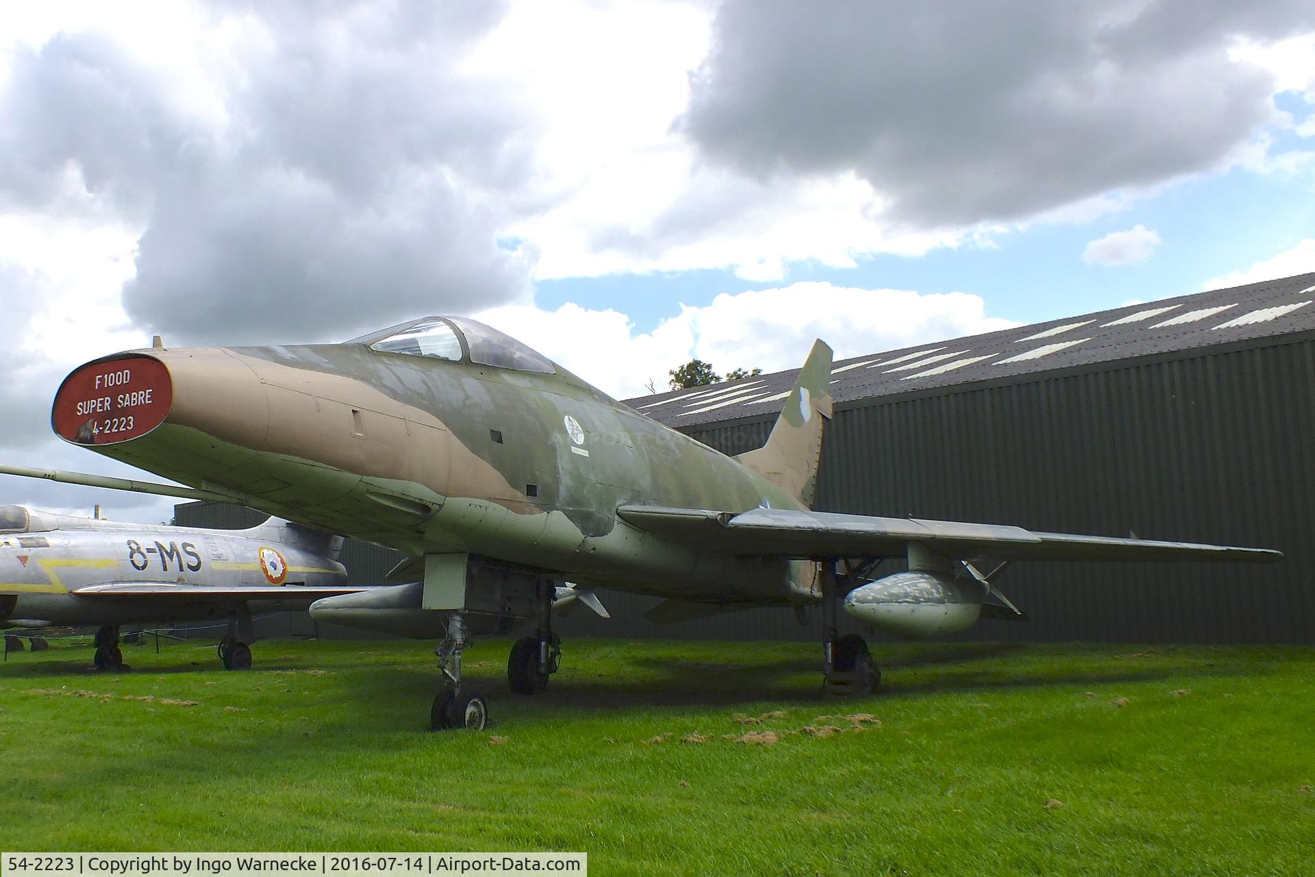 54-2223, North American F-100D Super Sabre C/N 223-103, North American F-100D Super Sabre at the Newark Air Museum