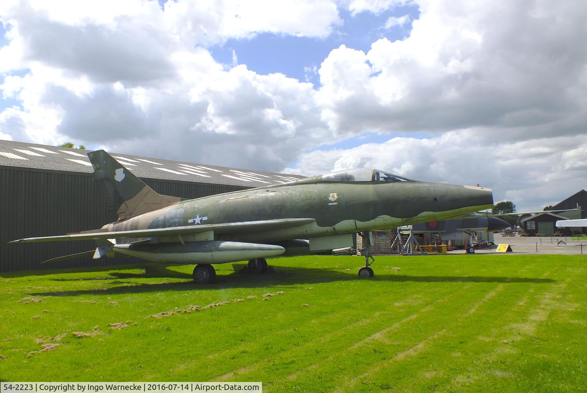 54-2223, North American F-100D Super Sabre C/N 223-103, North American F-100D Super Sabre at the Newark Air Museum