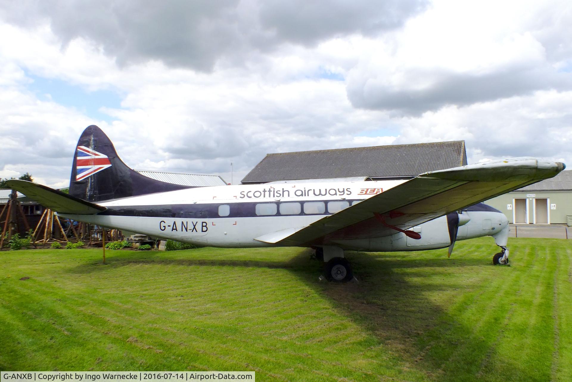 G-ANXB, De Havilland DH-114 Heron1B C/N 14048, De Havilland D.H.114 Heron 1B at the Newark Air Museum