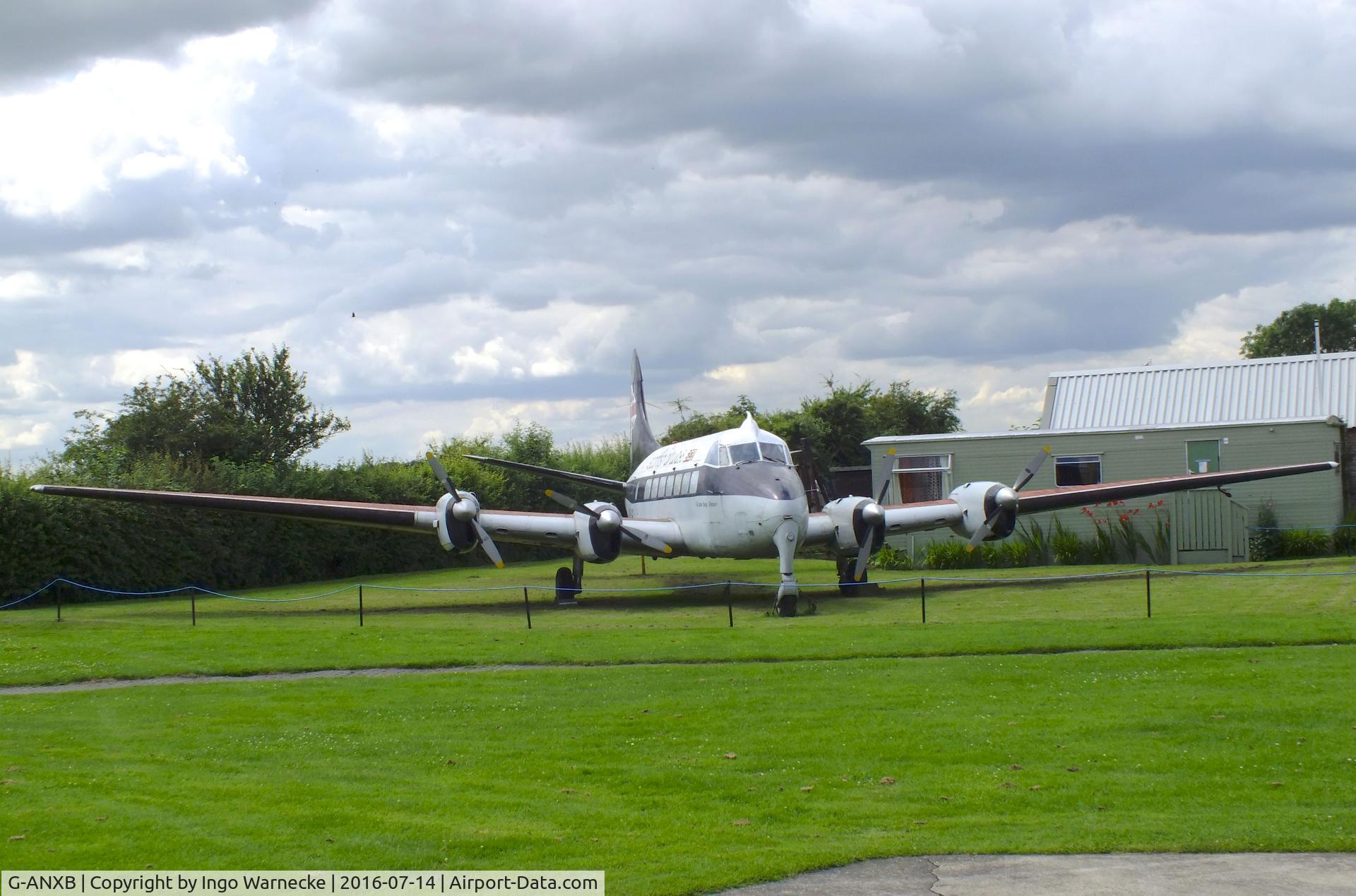 G-ANXB, De Havilland DH-114 Heron1B C/N 14048, De Havilland D.H.114 Heron 1B at the Newark Air Museum