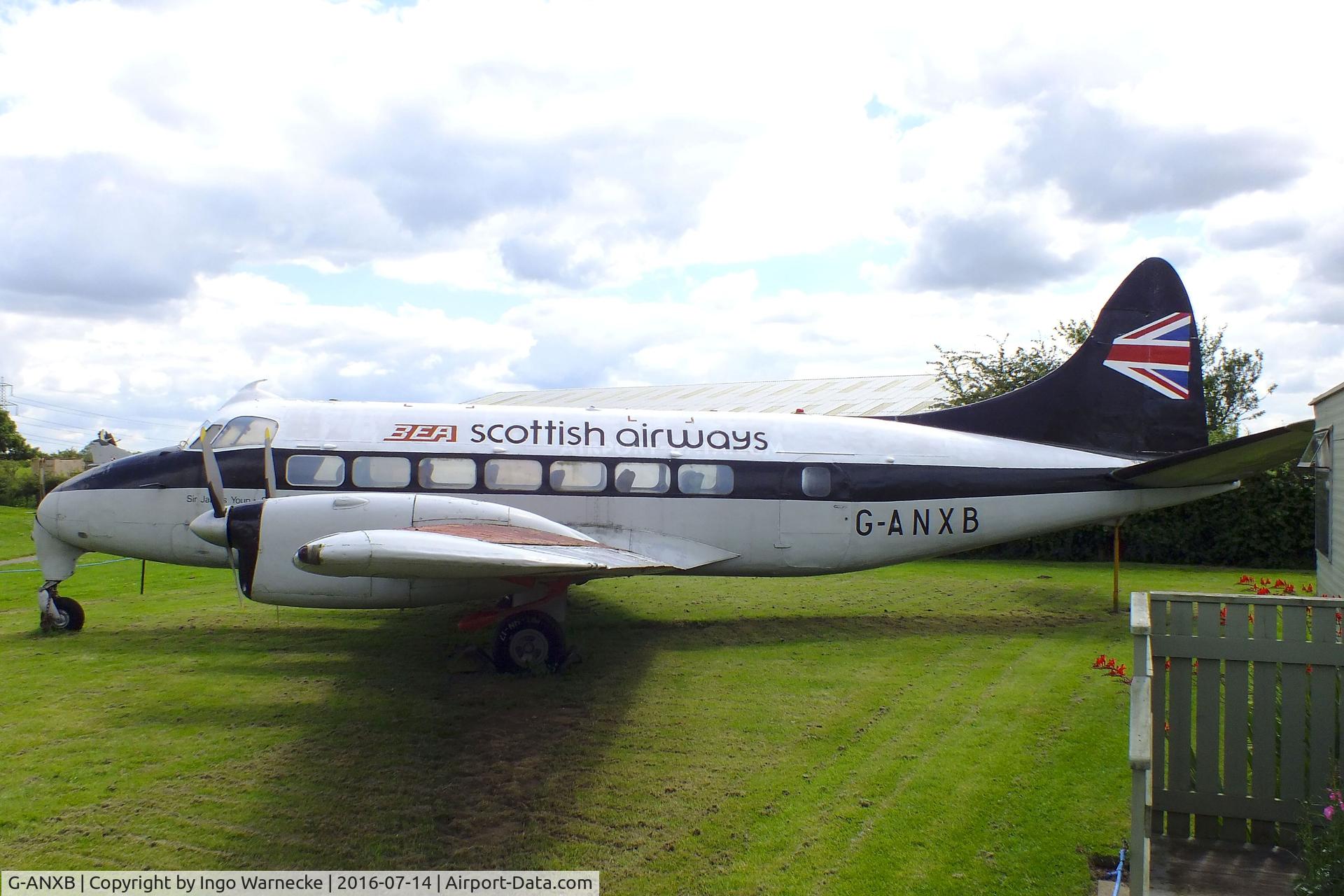 G-ANXB, De Havilland DH-114 Heron1B C/N 14048, De Havilland D.H.114 Heron 1B at the Newark Air Museum