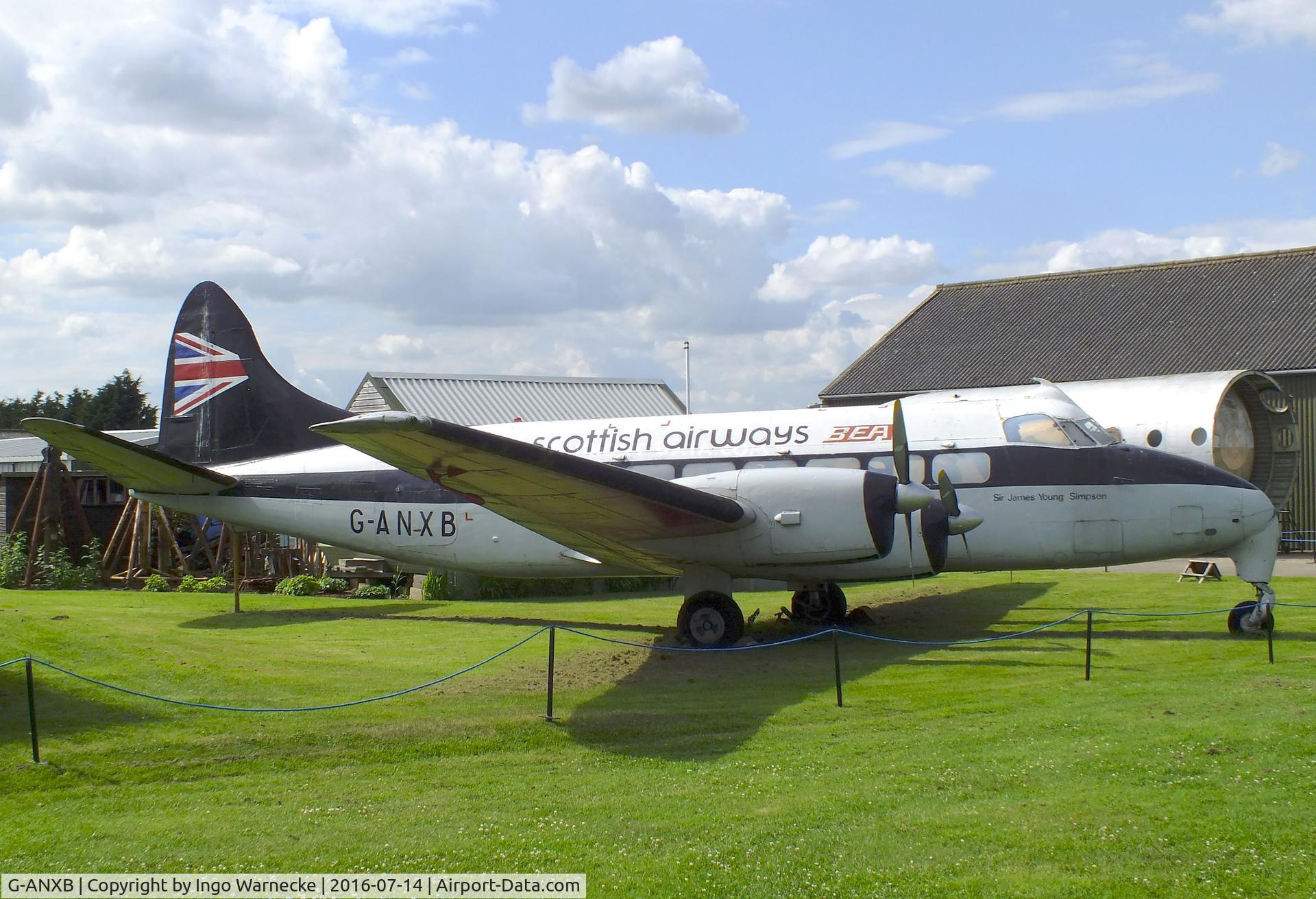 G-ANXB, De Havilland DH-114 Heron1B C/N 14048, De Havilland D.H.114 Heron 1B at the Newark Air Museum