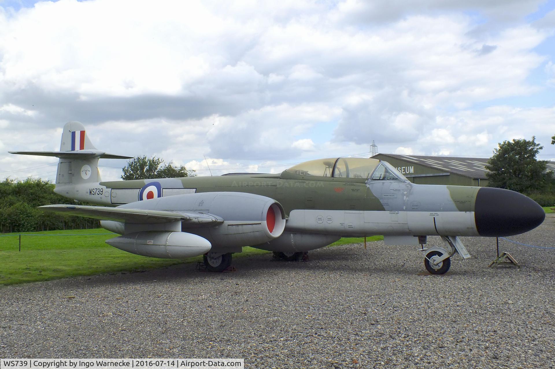WS739, Gloster Meteor NF(T).14 C/N Not found WS739, Gloster (Armstrong Whitworth) Meteor NF(T)14 at the Newark Air Museum