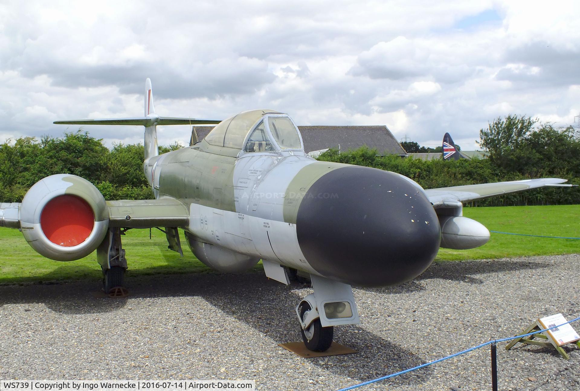 WS739, Gloster Meteor NF(T).14 C/N Not found WS739, Gloster (Armstrong Whitworth) Meteor NF(T)14 at the Newark Air Museum