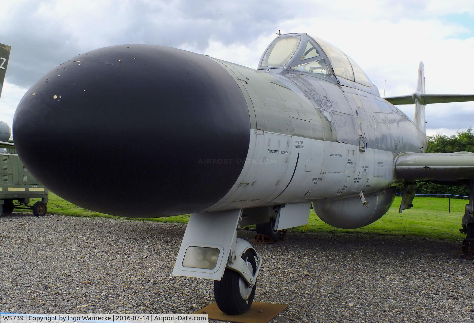 WS739, Gloster Meteor NF(T).14 C/N Not found WS739, Gloster (Armstrong Whitworth) Meteor NF(T)14 at the Newark Air Museum