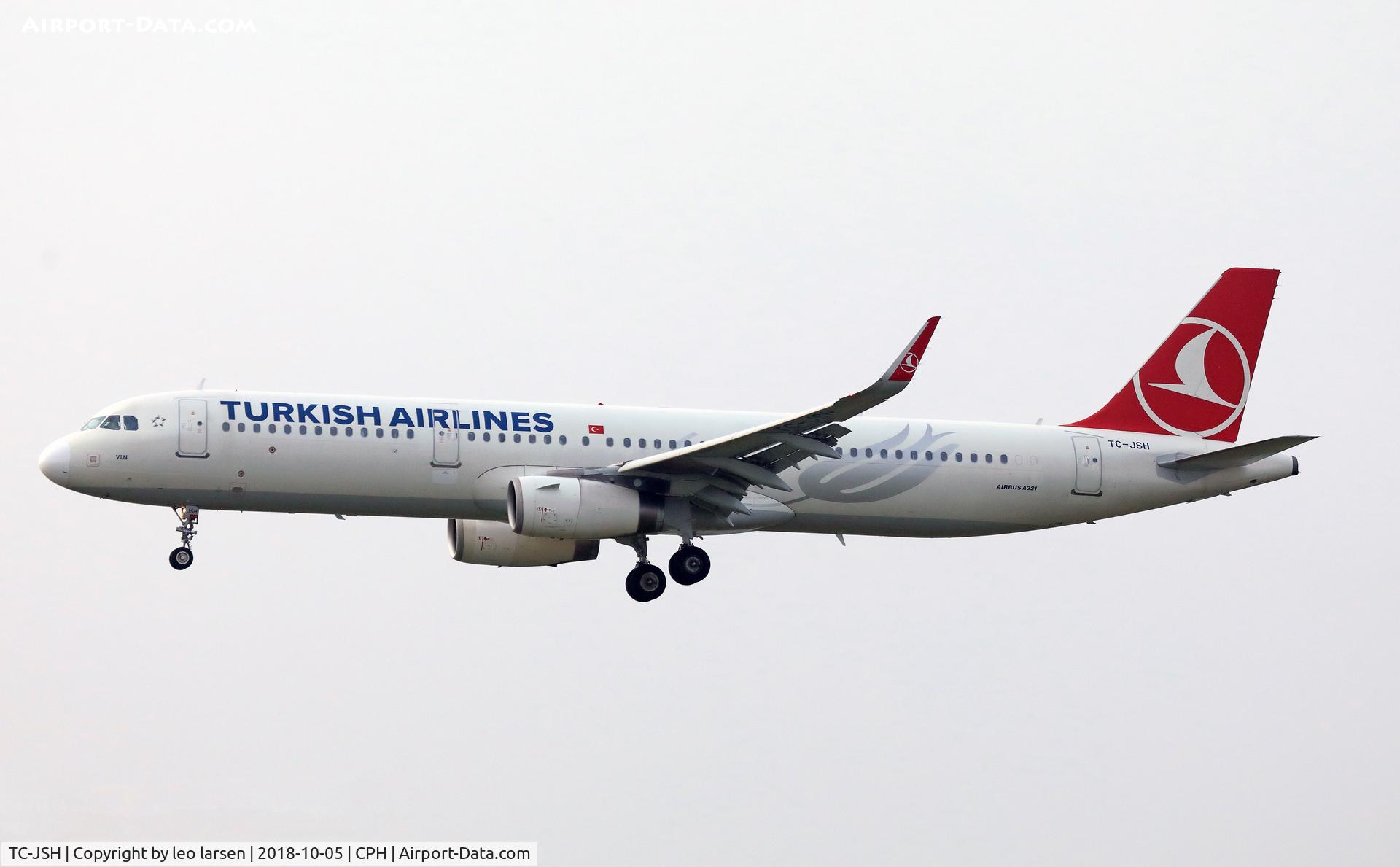 TC-JSH, 2013 Airbus A321-231 C/N 5546, Copenhagen 5.10.2018