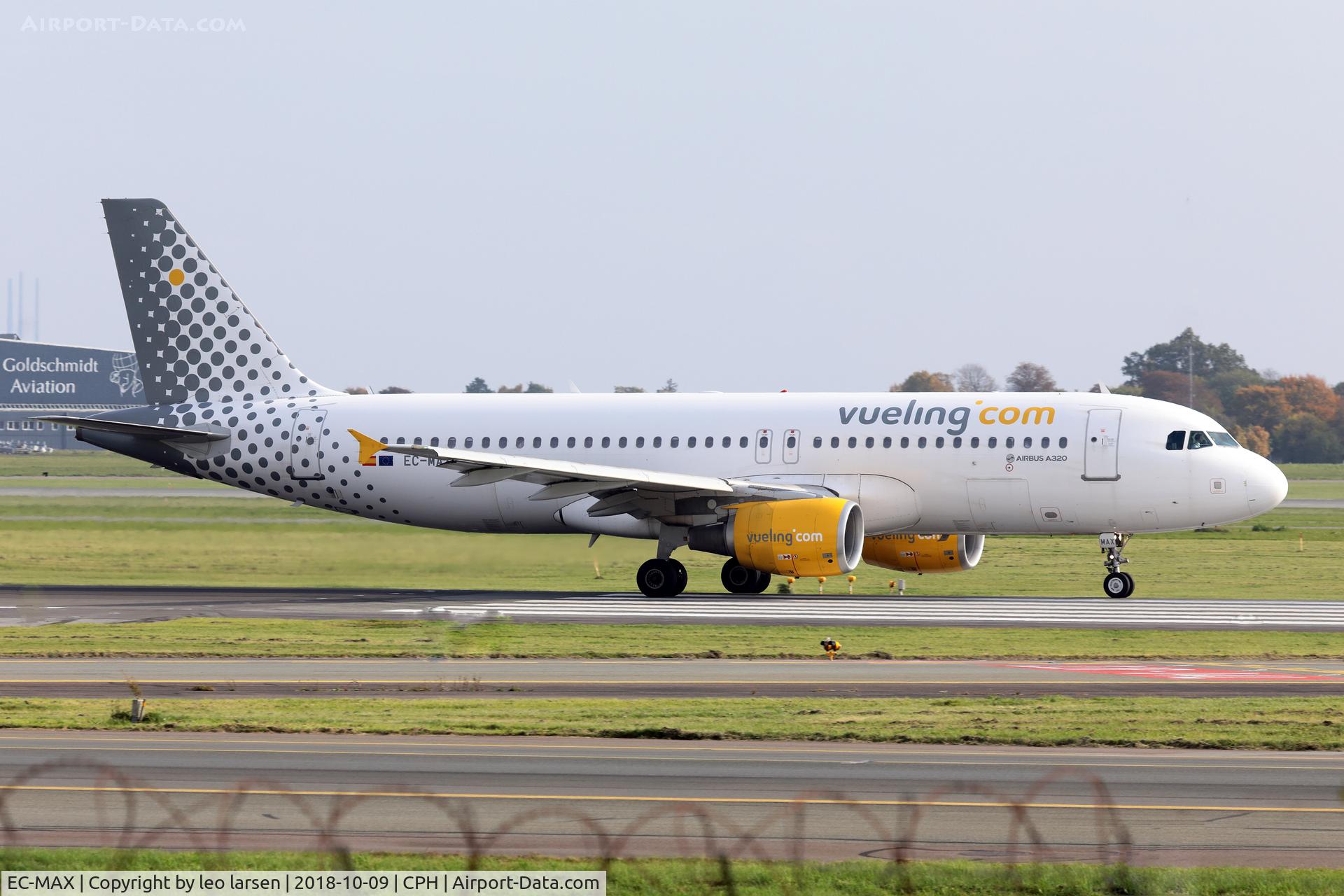 EC-MAX, 2010 Airbus A320-214 C/N 4478, Copenhagen 09.10.2018