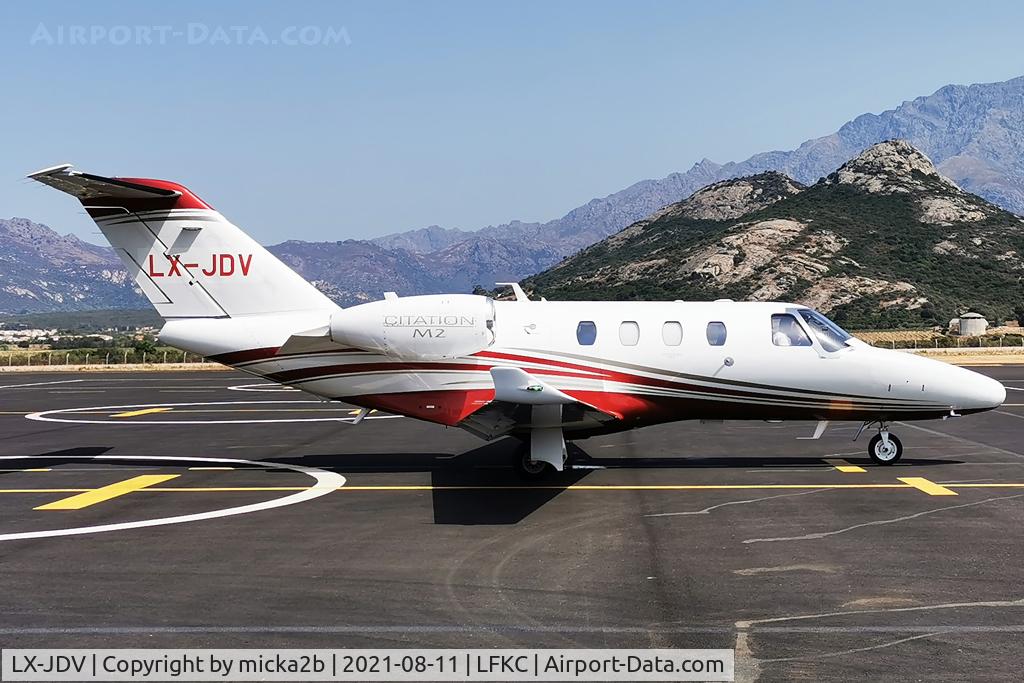 LX-JDV, 2018 Cessna 525 Citation M2 C/N 525-1004, Parked
