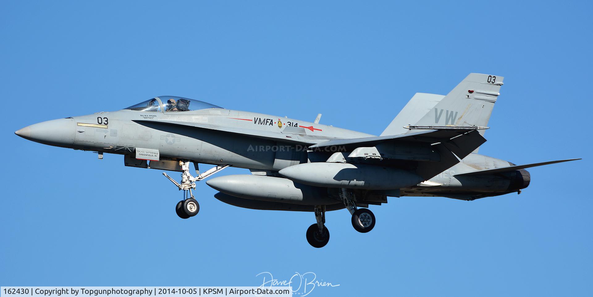 162430, McDonnell Douglas F/A-18A+ Hornet C/N 272/A218, TREND62