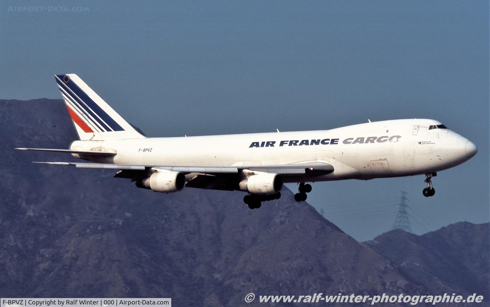 F-BPVZ, 1979 Boeing 747-228F C/N 21787, Boeing 747-228F SCD - AF AFR Air France - 21787 - F-BPVZ