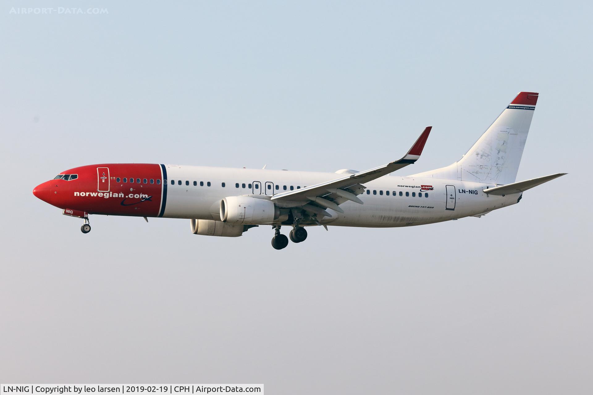 LN-NIG, 2014 Boeing 737-8JP C/N 43878, Copenhagen 19.2.2019