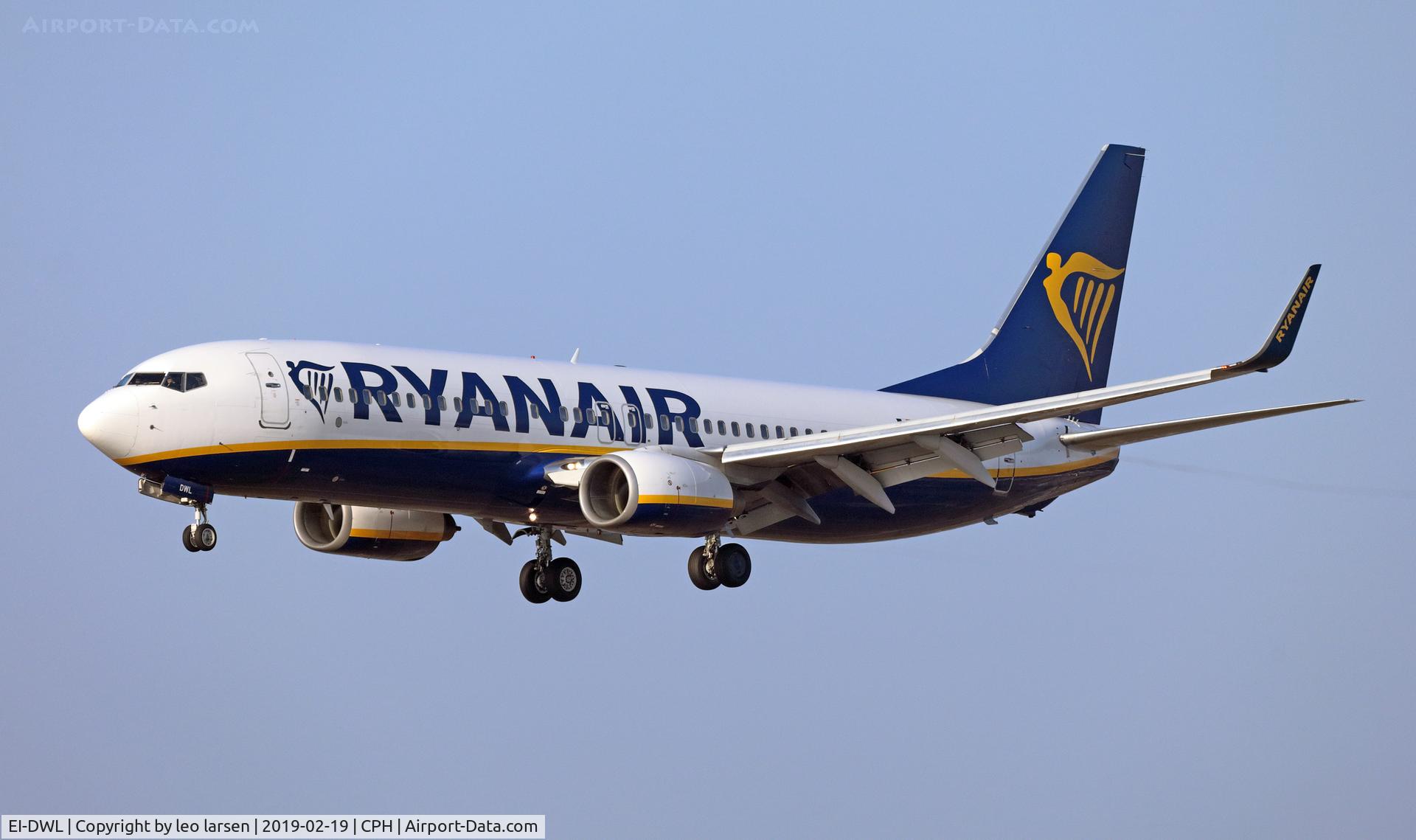 EI-DWL, 2007 Boeing 737-8AS C/N 33618, Copenhagen 19.2.2019