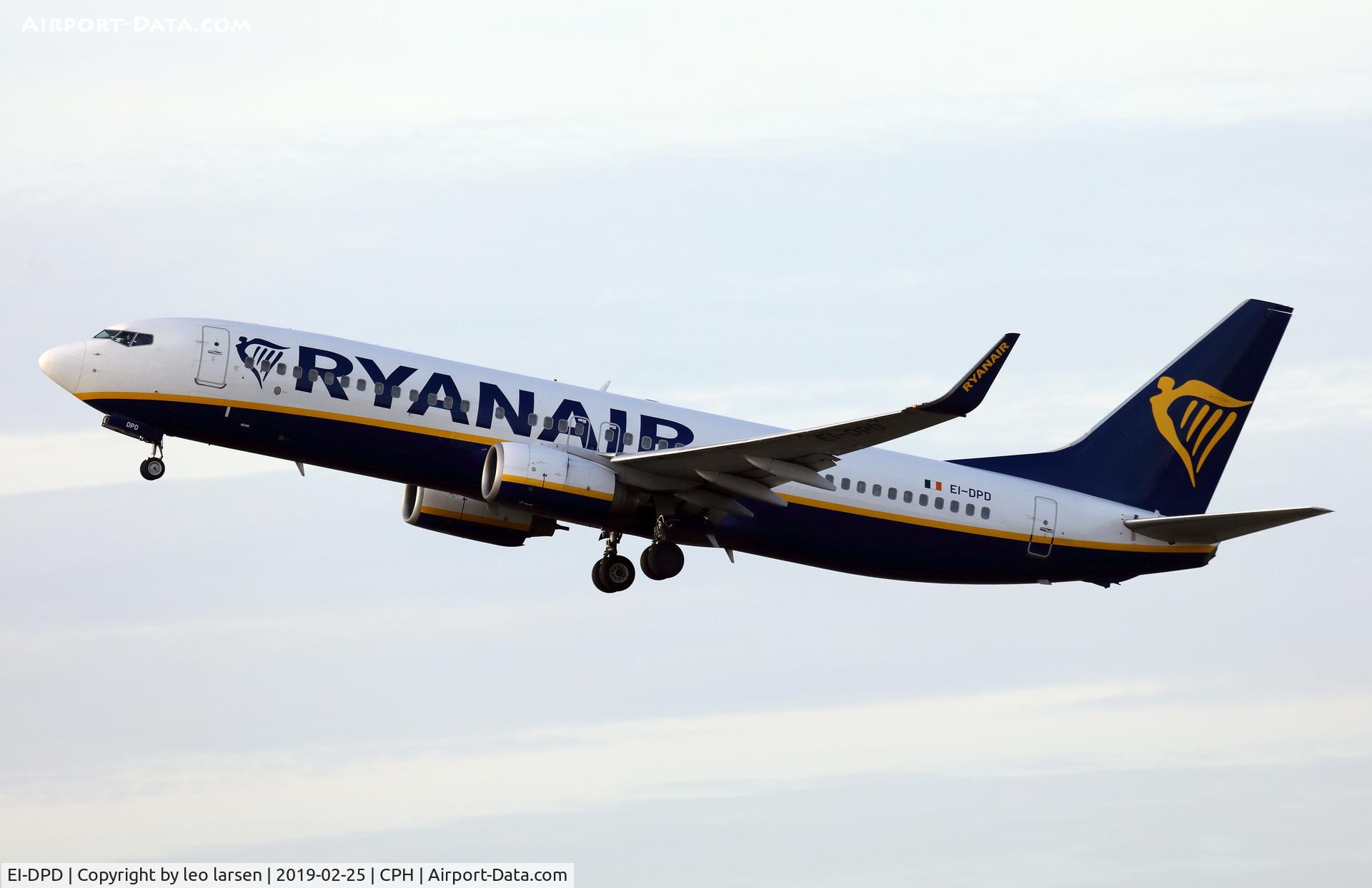 EI-DPD, 2006 Boeing 737-8AS C/N 33623, Copenhagen 25.2.2019