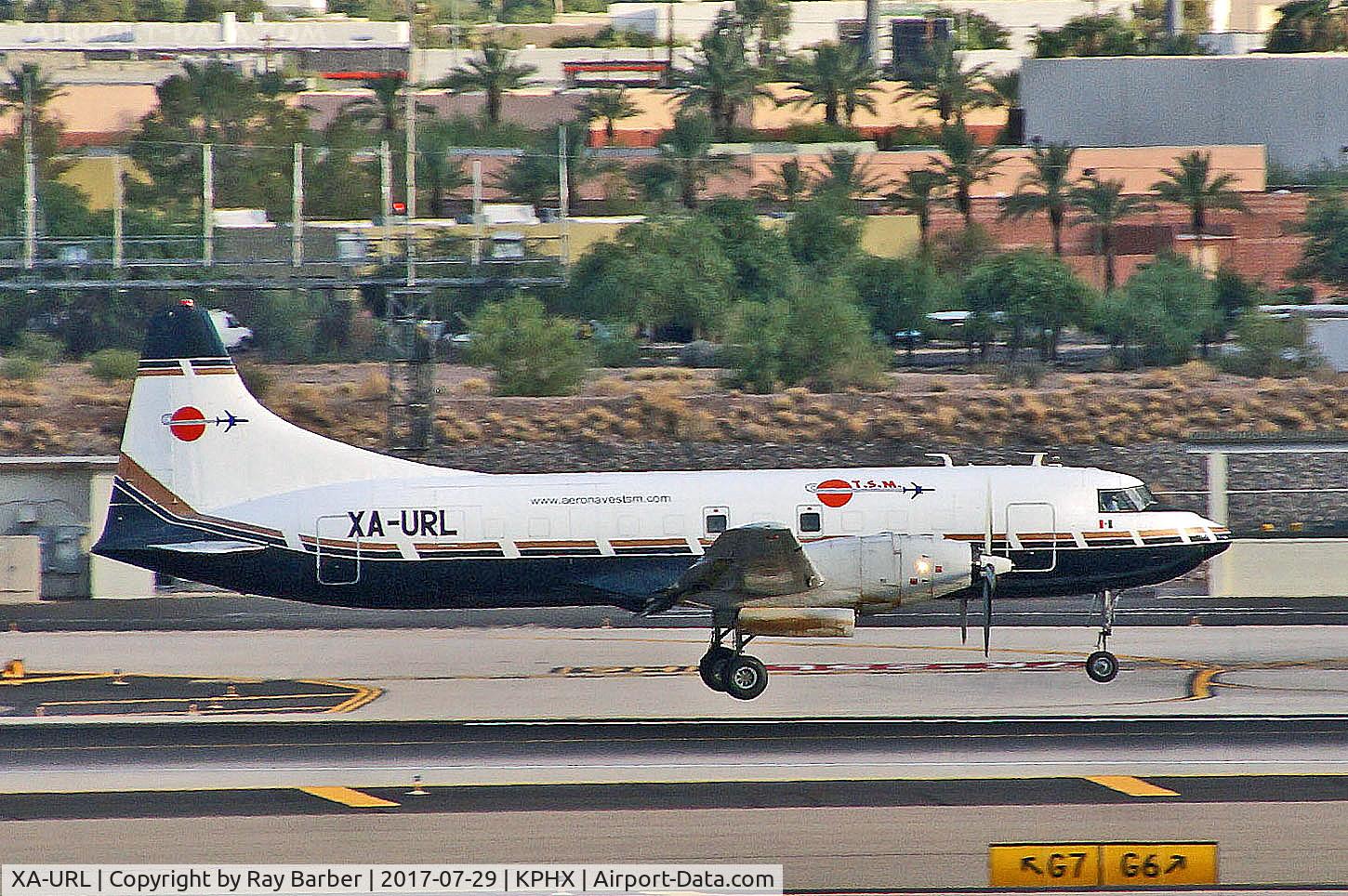 XA-URL, 1966 Convair 640-340D C/N 104, XA-URL   Convair 640-340D [104] (Aeronaves TSM) Phoenix-Sky Harbor Int'l~N 29/07/2017