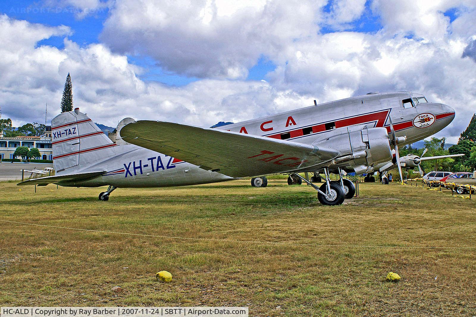 HC-ALD, 1943 Douglas DC-3 (C-47A) C/N 19046, HC-ALD   (XH-TAZ) Douglas DC-3C-47A [19046] (Ex Aviopacifico Ecuador) Tabatinga~PP 24/11/2007