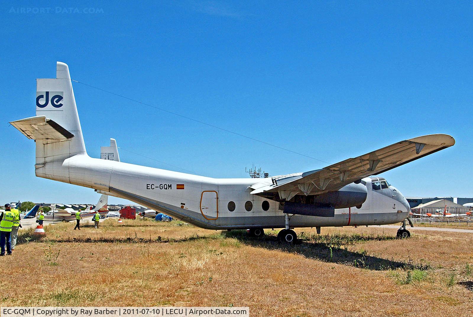EC-GQM, De Havilland Canada DHC-4A Caribou C/N 289, EC-GQM   De Havilland Canada DHC-4A Caribou [289] (Basaer) Madrid-Cuatro Vientos~EC 10/07/2011