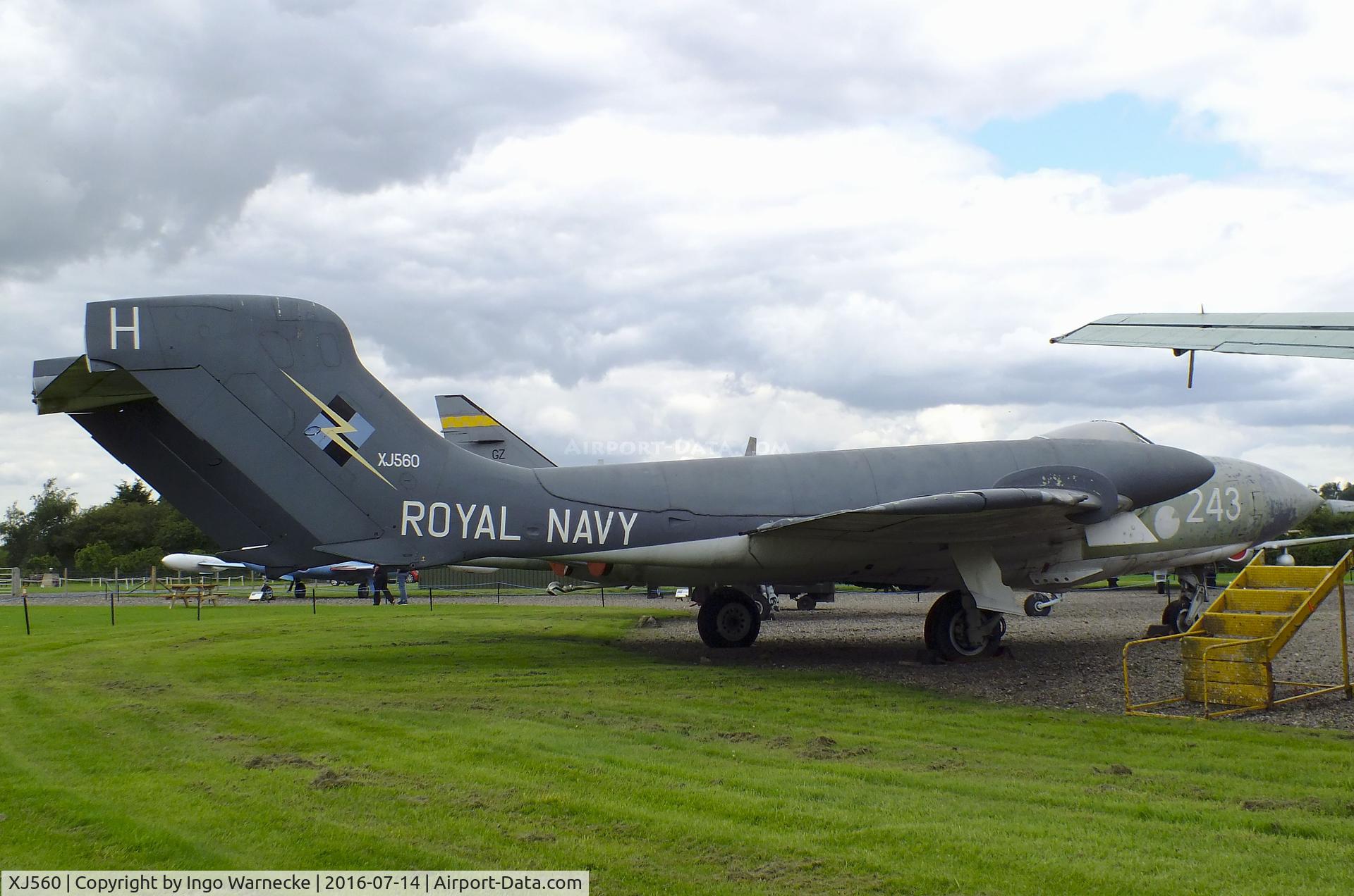 XJ560, De Havilland DH-110 Sea Vixen FAW.2 C/N 10042, De Havilland D.H.110 Sea Vixen FAW2 at the Newark Air Museum