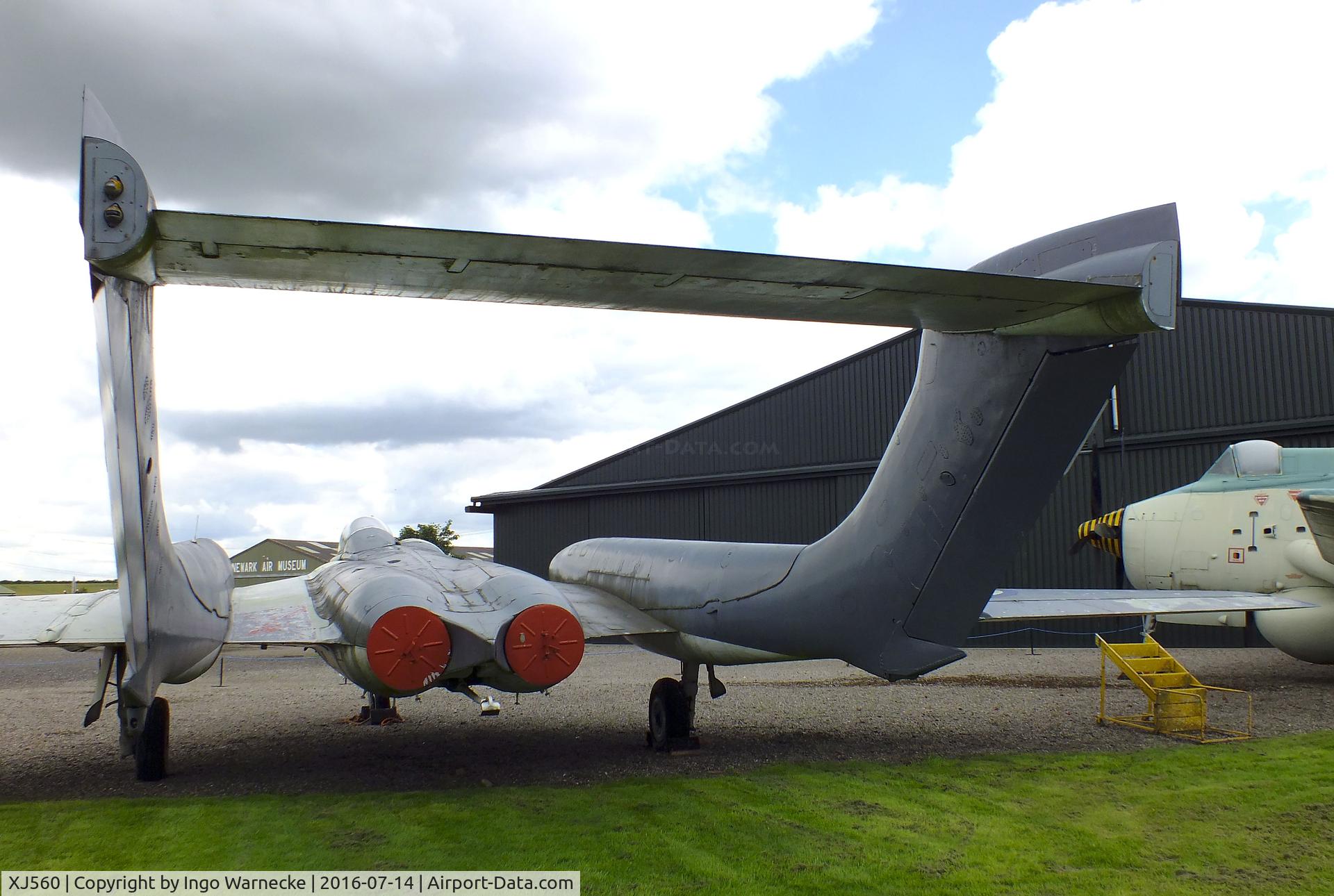 XJ560, De Havilland DH-110 Sea Vixen FAW.2 C/N 10042, De Havilland D.H.110 Sea Vixen FAW2 at the Newark Air Museum