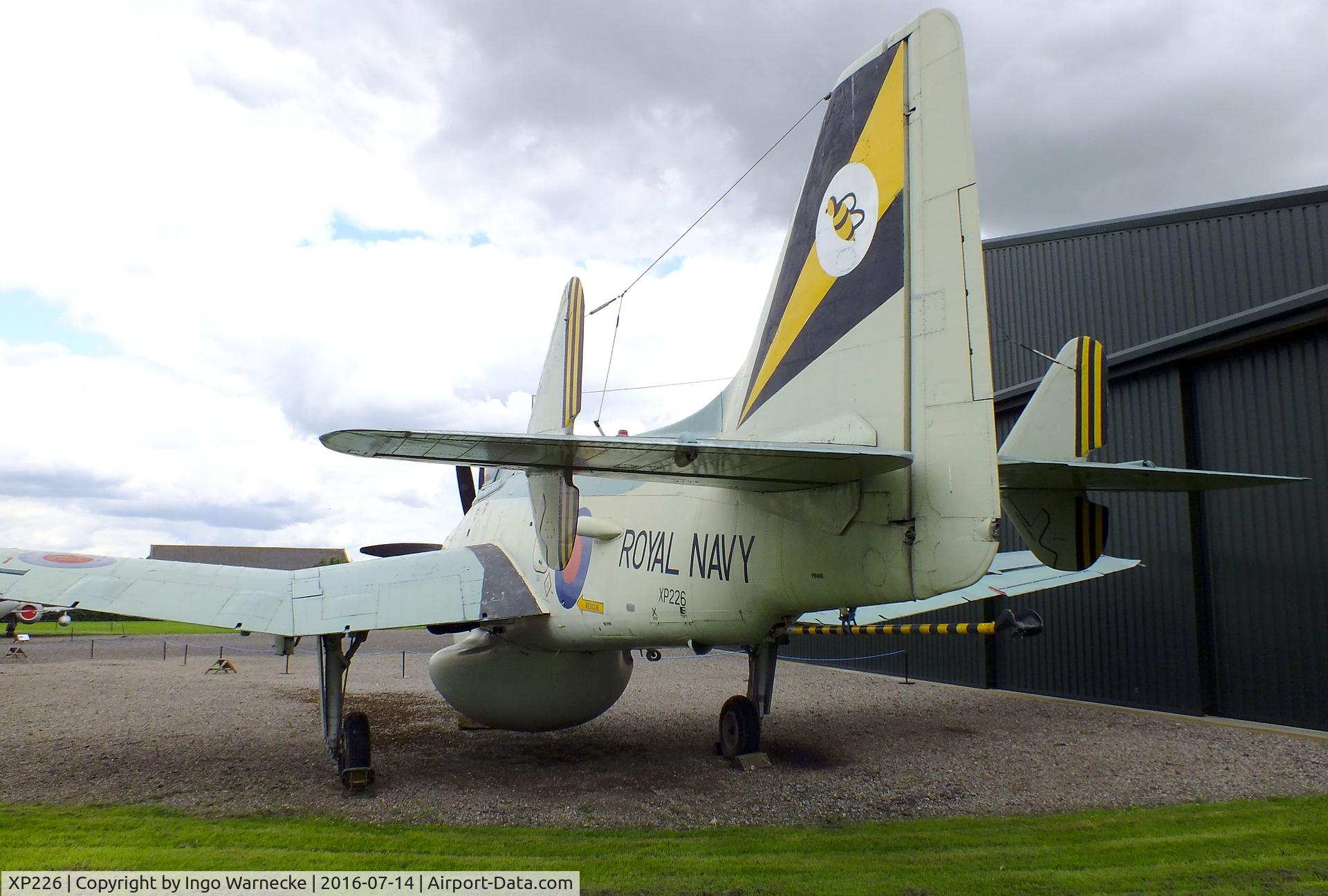 XP226, 1962 Fairey Gannet AEW.3 C/N F9468, Fairey Gannet AEW3 at the Newark Air Museum