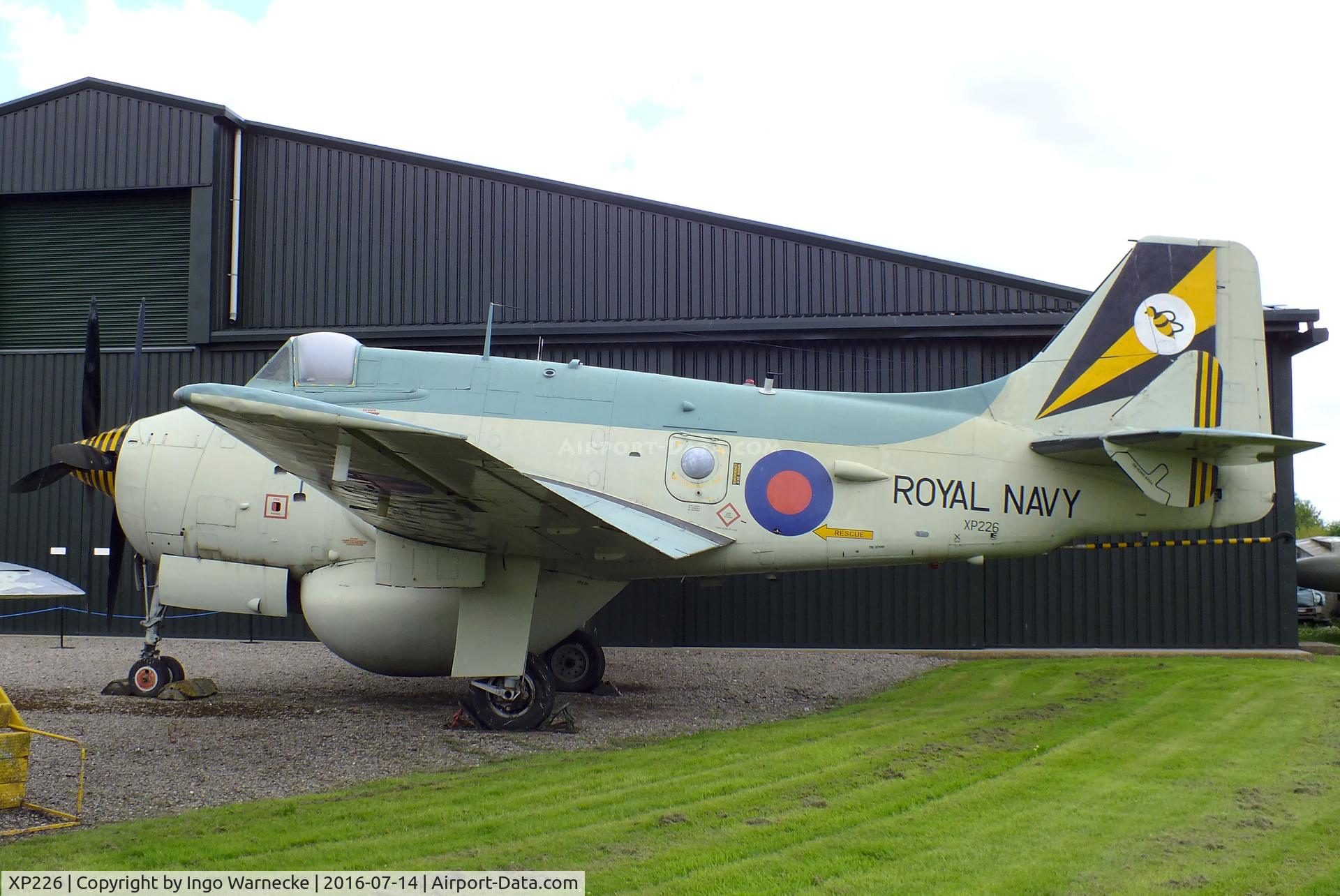 XP226, 1962 Fairey Gannet AEW.3 C/N F9468, Fairey Gannet AEW3 at the Newark Air Museum