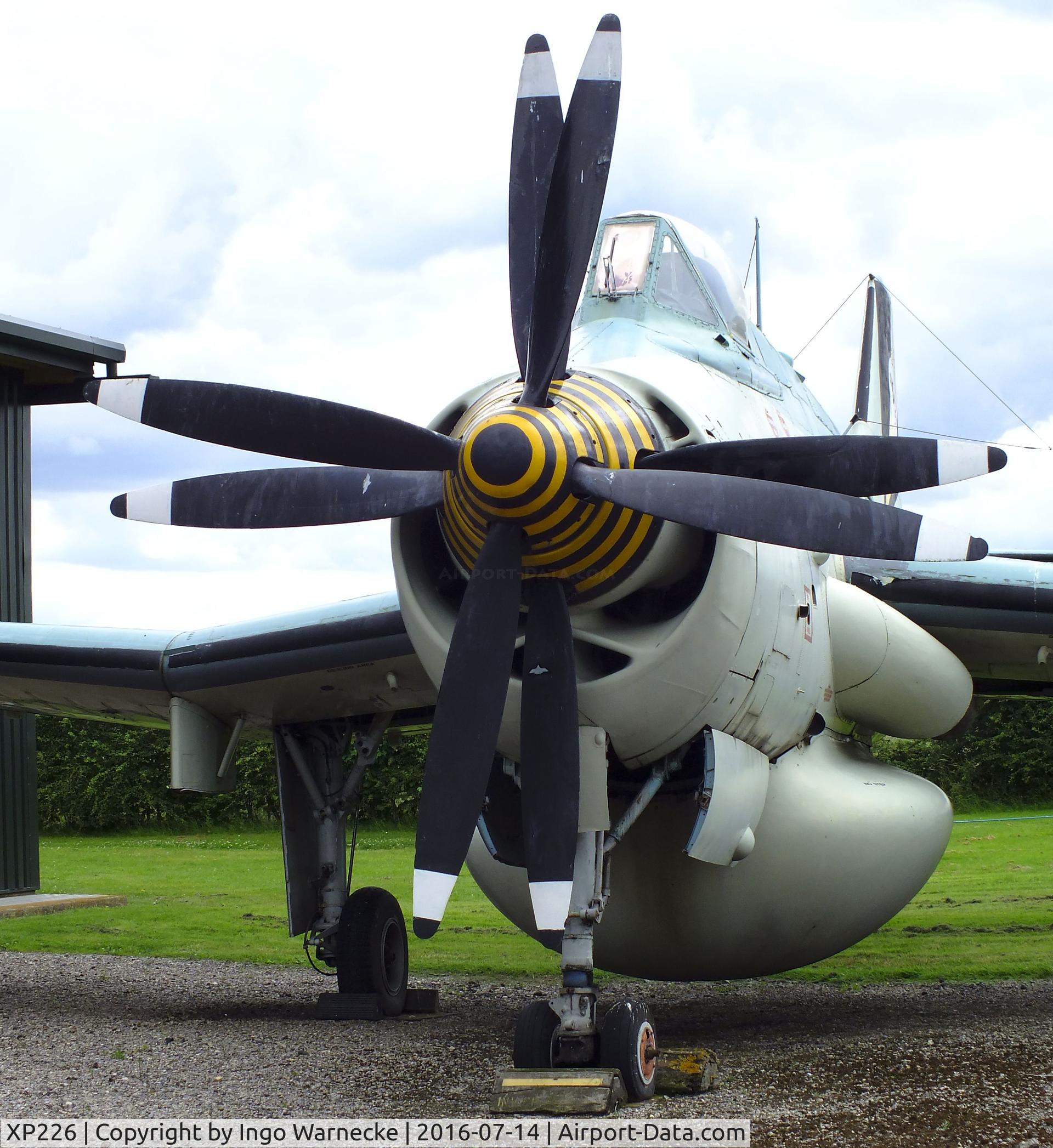 XP226, 1962 Fairey Gannet AEW.3 C/N F9468, Fairey Gannet AEW3 at the Newark Air Museum