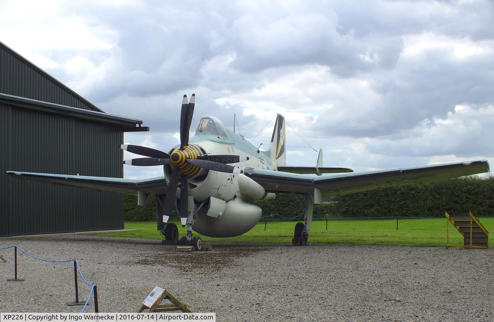 XP226, 1962 Fairey Gannet AEW.3 C/N F9468, Fairey Gannet AEW3 at the Newark Air Museum