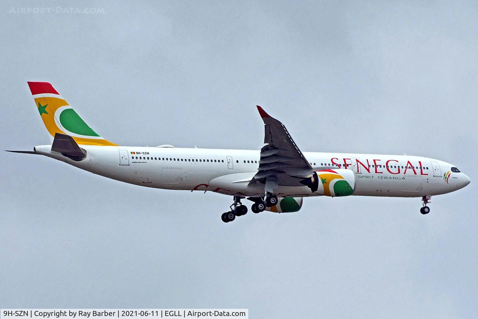 9H-SZN, 2019 Airbus A330-941N C/N 1910, 9H-SZN   Airbus A330-941N [1910] (Air Senegal International) Home~G 11/06/2021