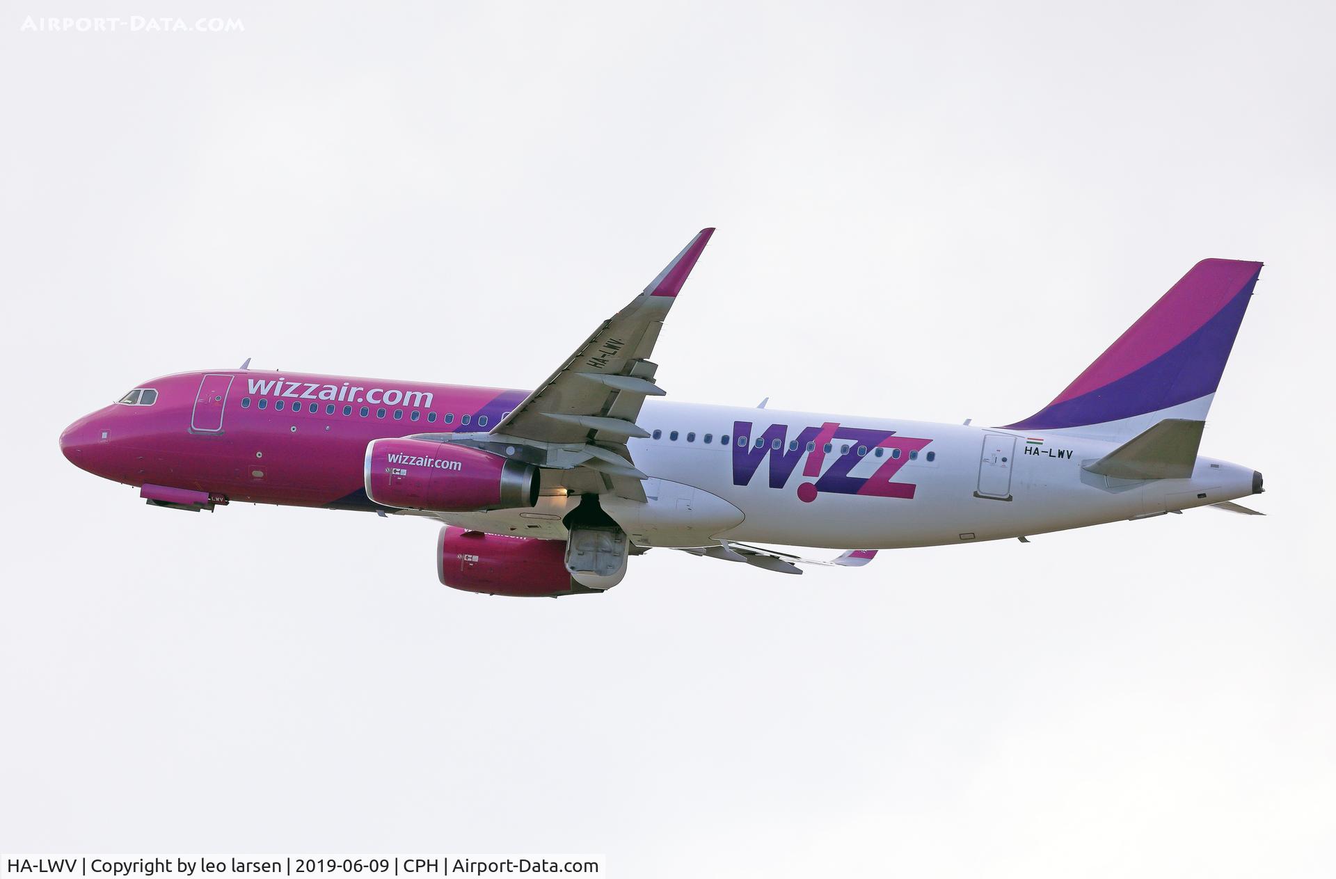 HA-LWV, 2013 Airbus A320-232 C/N 5660, Copenhagen 9.6.2019