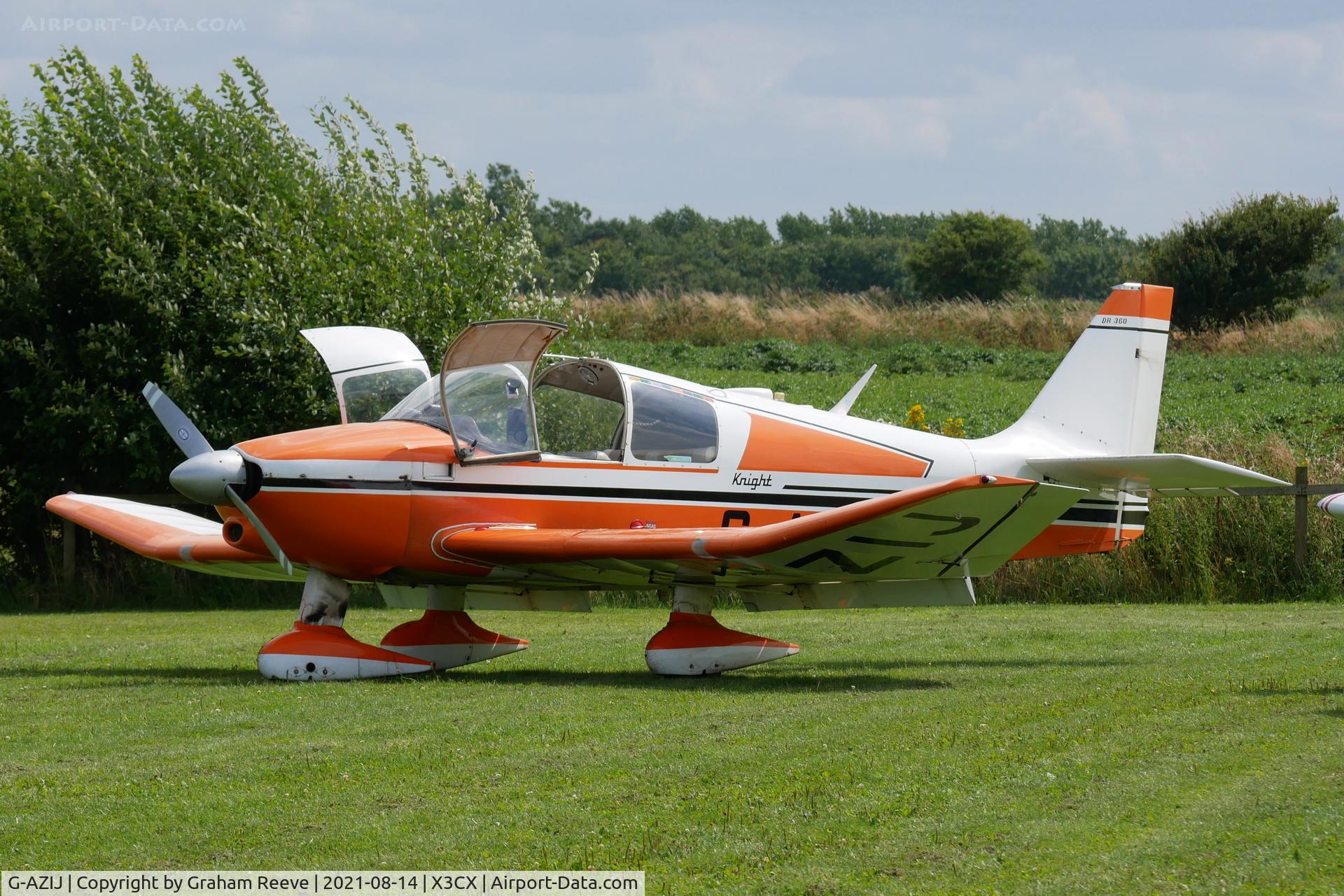 G-AZIJ, 1971 Robin DR-360 Chevalier C/N 634, Parked at Northrepps.