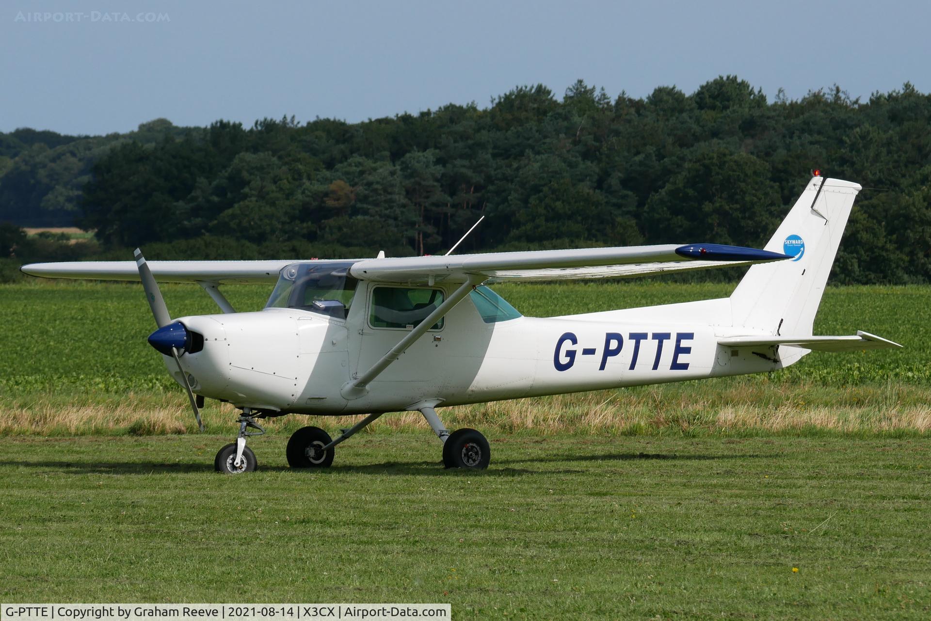 G-PTTE, 1978 Cessna 152 C/N 152-82516, Parked at Northrepps.
