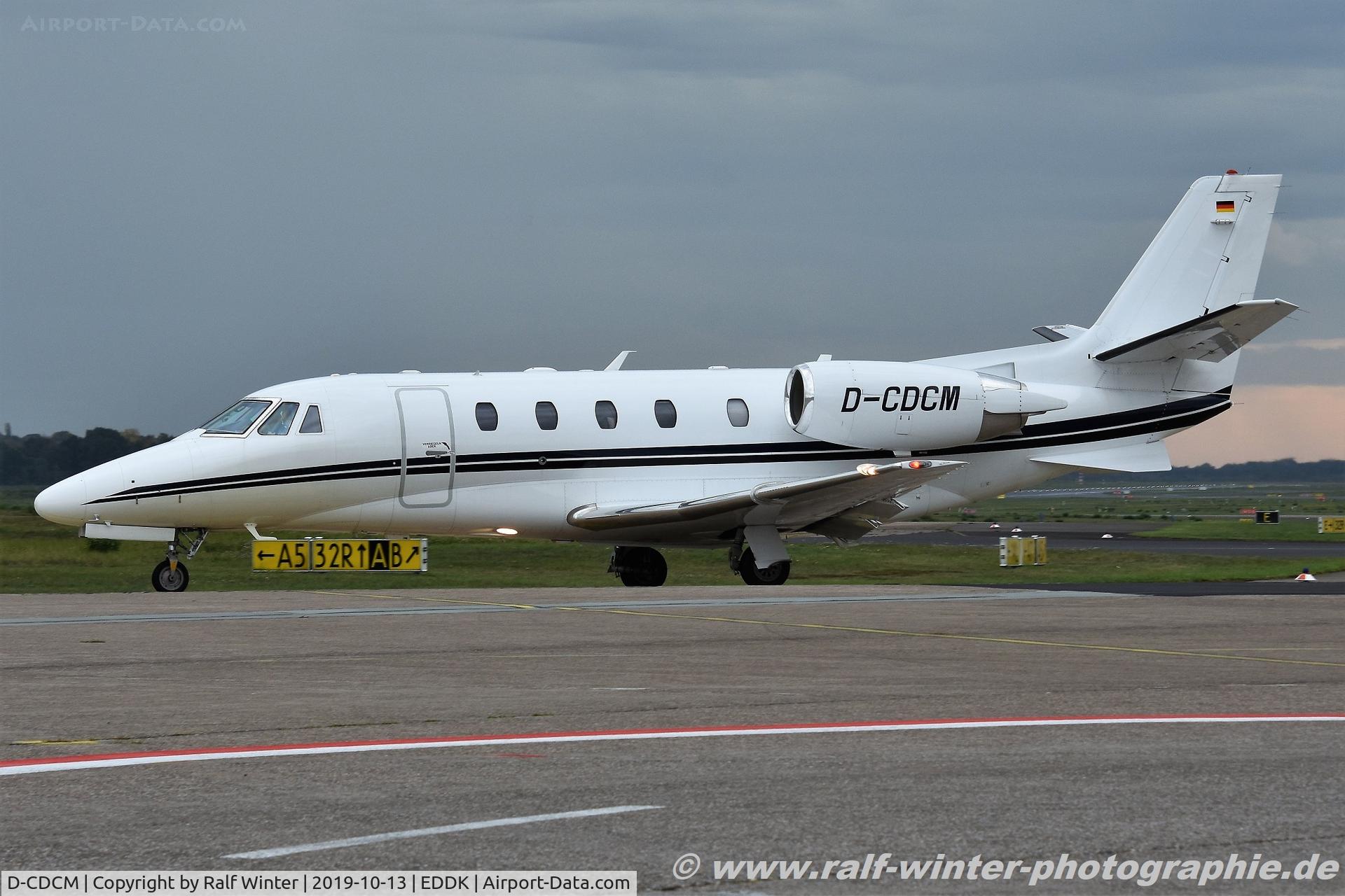 D-CDCM, 2012 Cessna 560 Citation XLS+ C/N 560-6109, Cessna 560XL Citation XLS+ - AHO Air Hamburg Private Jets - 560-6109 - D-CDCM - 13.10.2019 - CGN