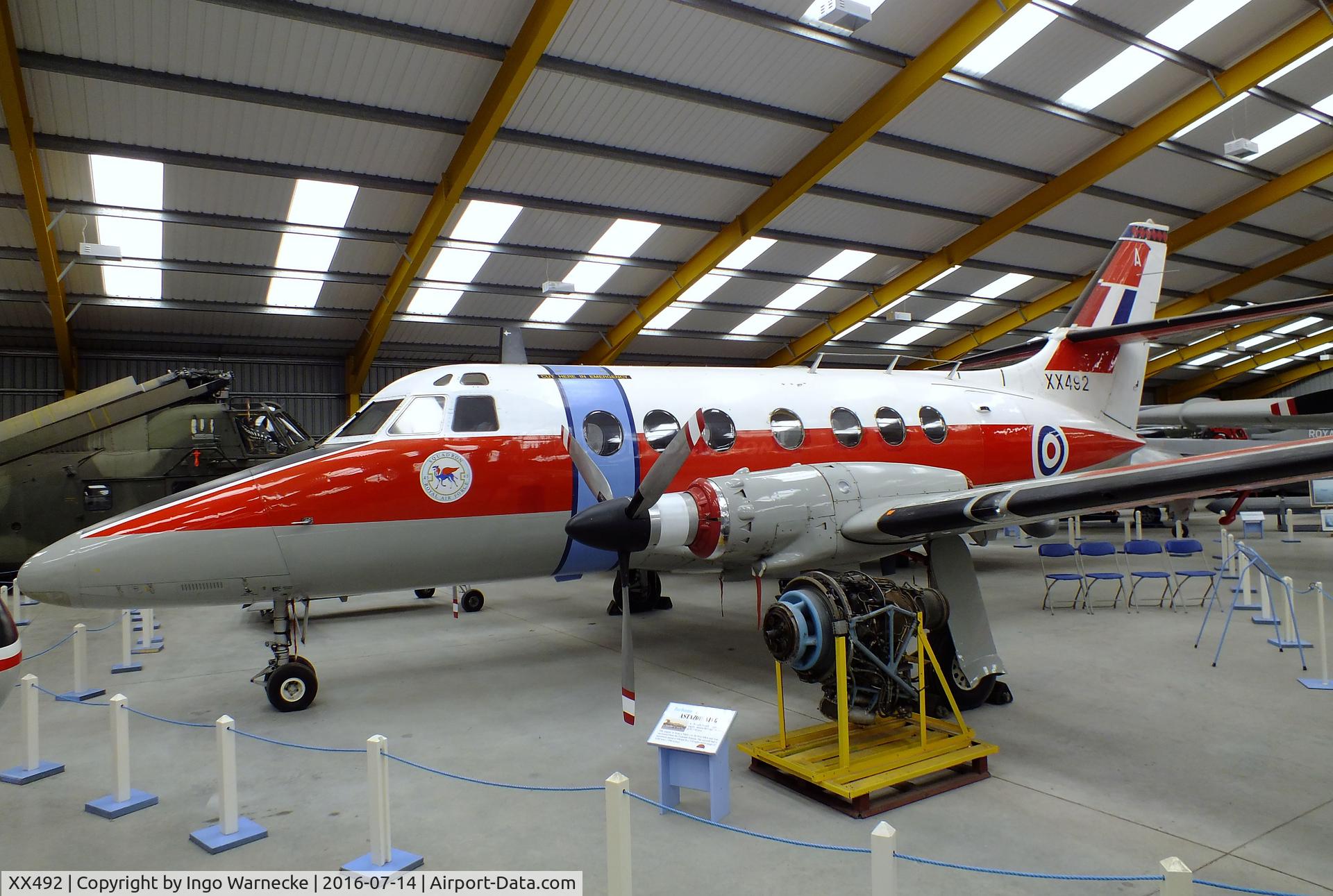 XX492, Scottish Aviation HP-137 Jetstream T.1 C/N 274, Handley Page (Scottish Aviation) HP.137 Jetstream T1 at the Newark Air Museum