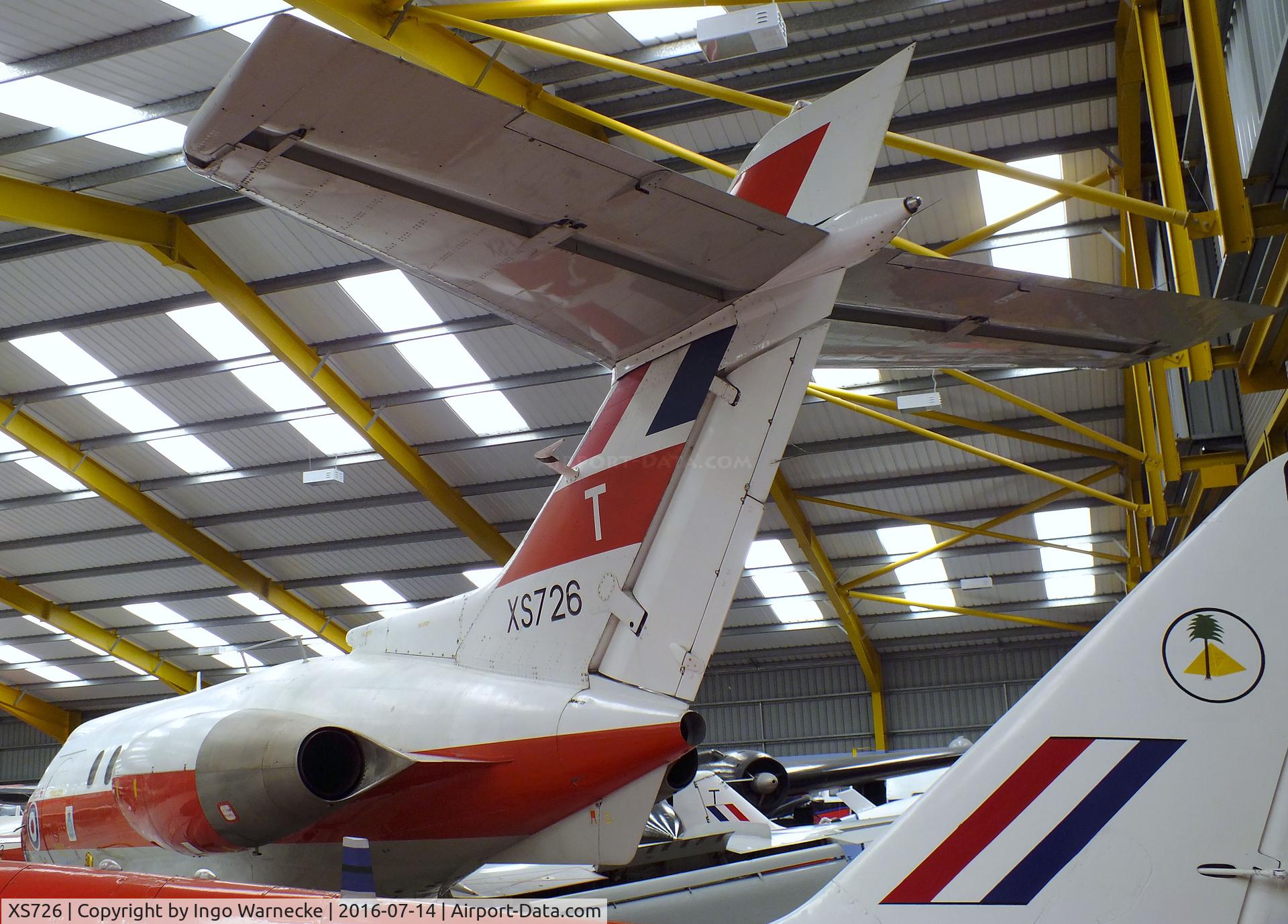XS726, 1965 Hawker Siddeley HS.125 Dominie T.1 C/N 25044, Hawker Siddeley HS.125 Dominie T1 at the Newark Air Museum